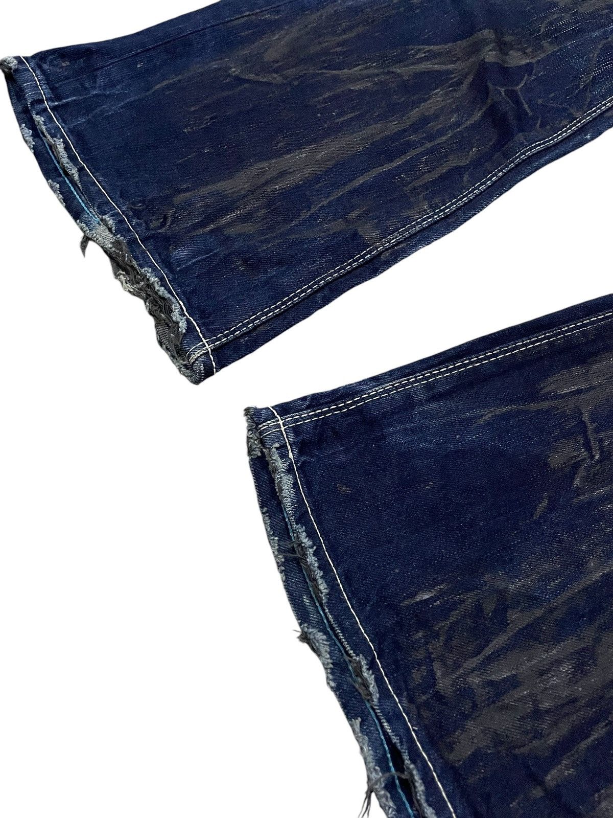GOSTAR DE FUGA × Vanquish Vanquish Japan Paint Coated Flared Jeans Size US 32 / EU 48 - 7 Thumbnail