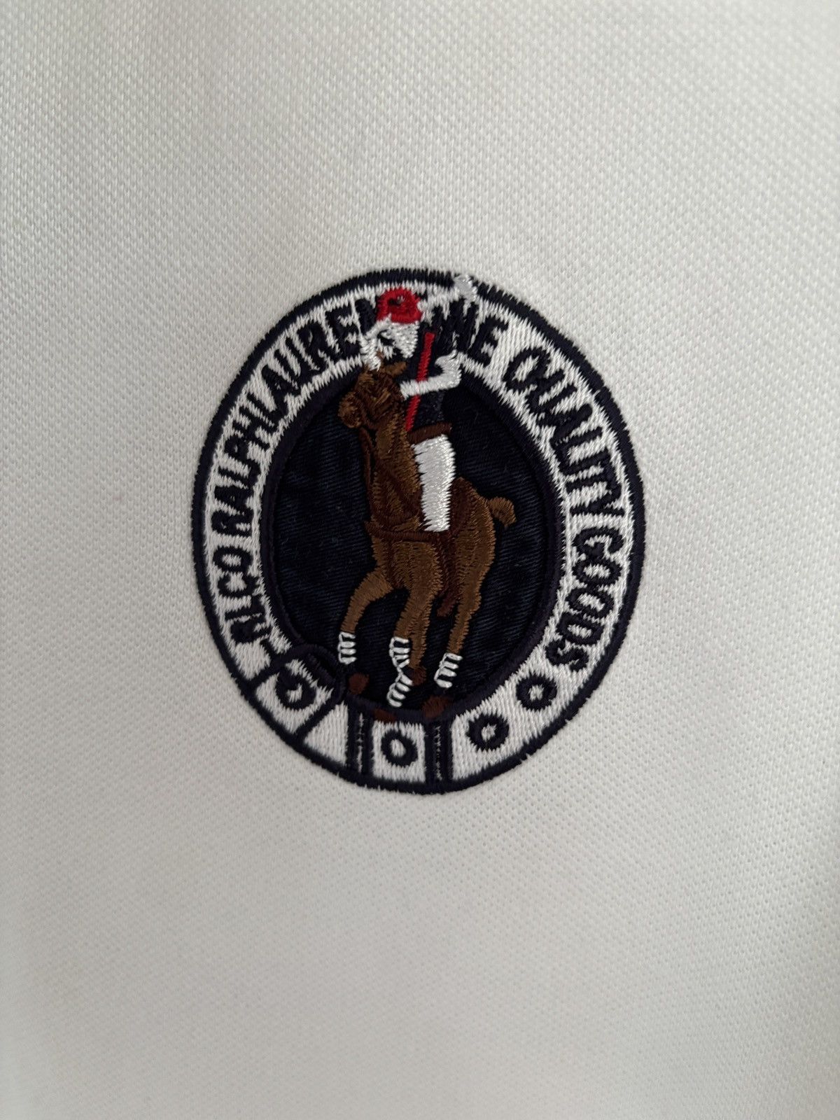 Polo Ralph Lauren Polo Ralph Lauren – White with Crest Patch Size US S / EU 44-46 / 1 - 3 Thumbnail