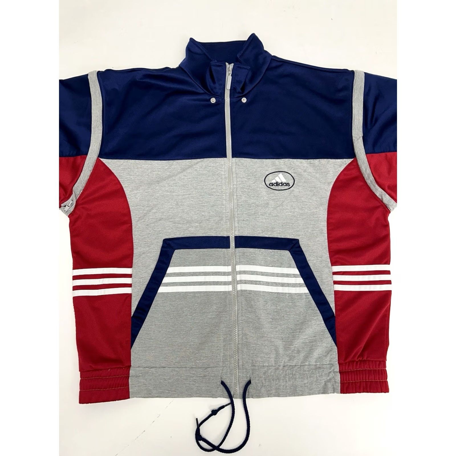 Adidas VINTAGE Adidas Track Jacket Zip Off Sleeves Medium Three Stripes Size US M / EU 48-50 / 2 - 3 Thumbnail