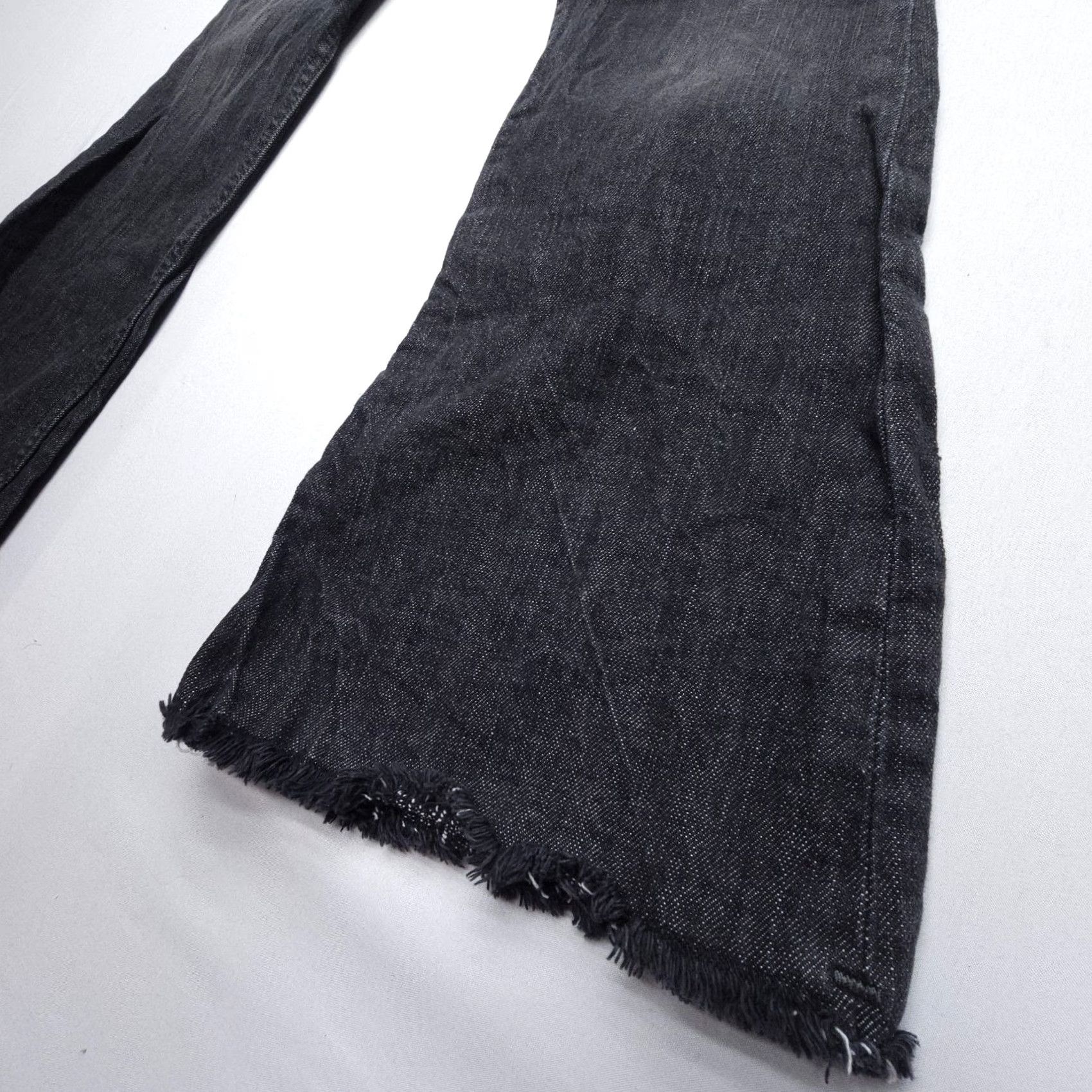 Vintage Smith & Rogue Womens No 77 Bootcut Jeans 27 x 28 Black Western Rodeo Denim Jeans Size 27" / US 4 / IT 40 - 3 Thumbnail
