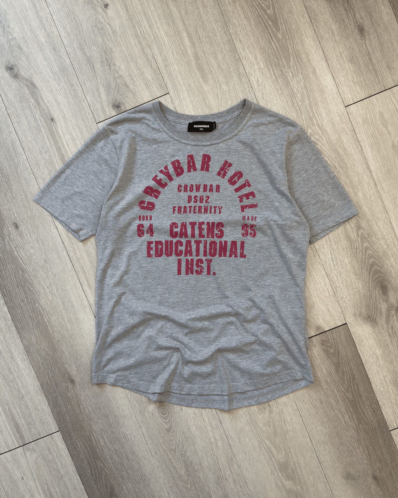 Dsquared2 Dsquared2 Fraternity Catens Educational Inst. T-Shirt - XXL Size US XXL / EU 58 / 5 - 1 Thumbnail