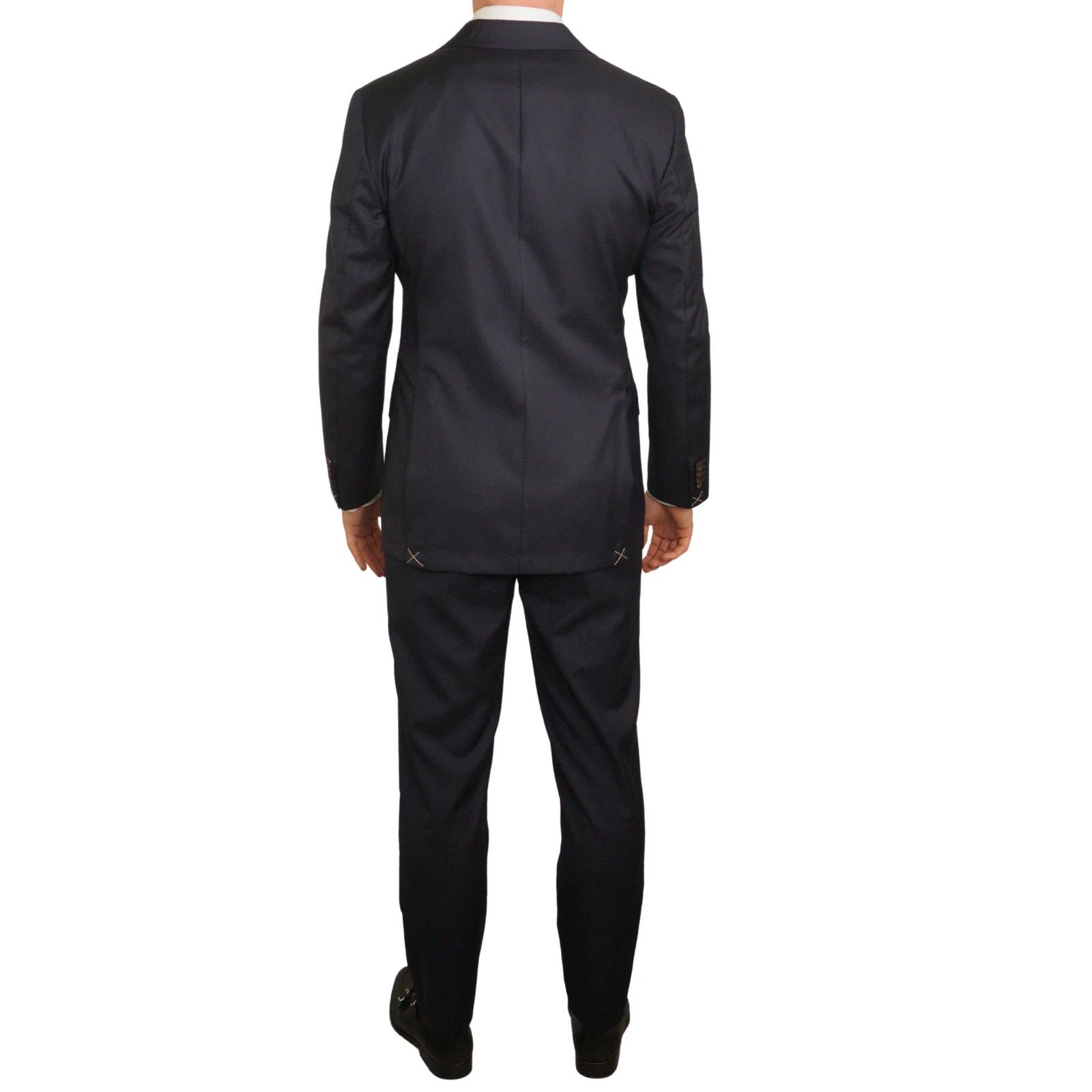 Suitsupply Men Suitsupply Suit Napoli Regular Fit Navy Reda Wool US38 Size 38R - 3 Thumbnail