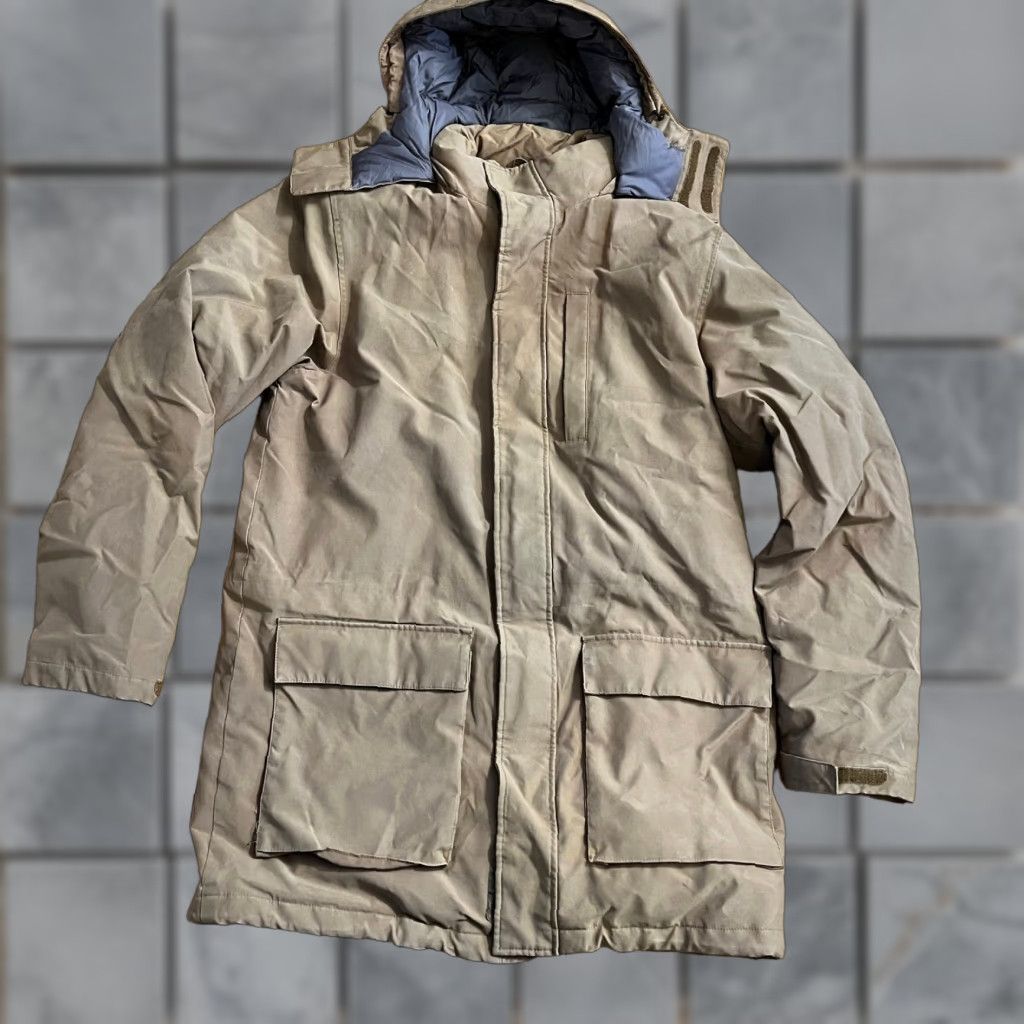 **Lands' End Mens Brown Medium Tall Coat Hooded Down Parka Jacket ** User: **Lands' End Mens Medium Tall Brown Hooded Down Parka Jacket **