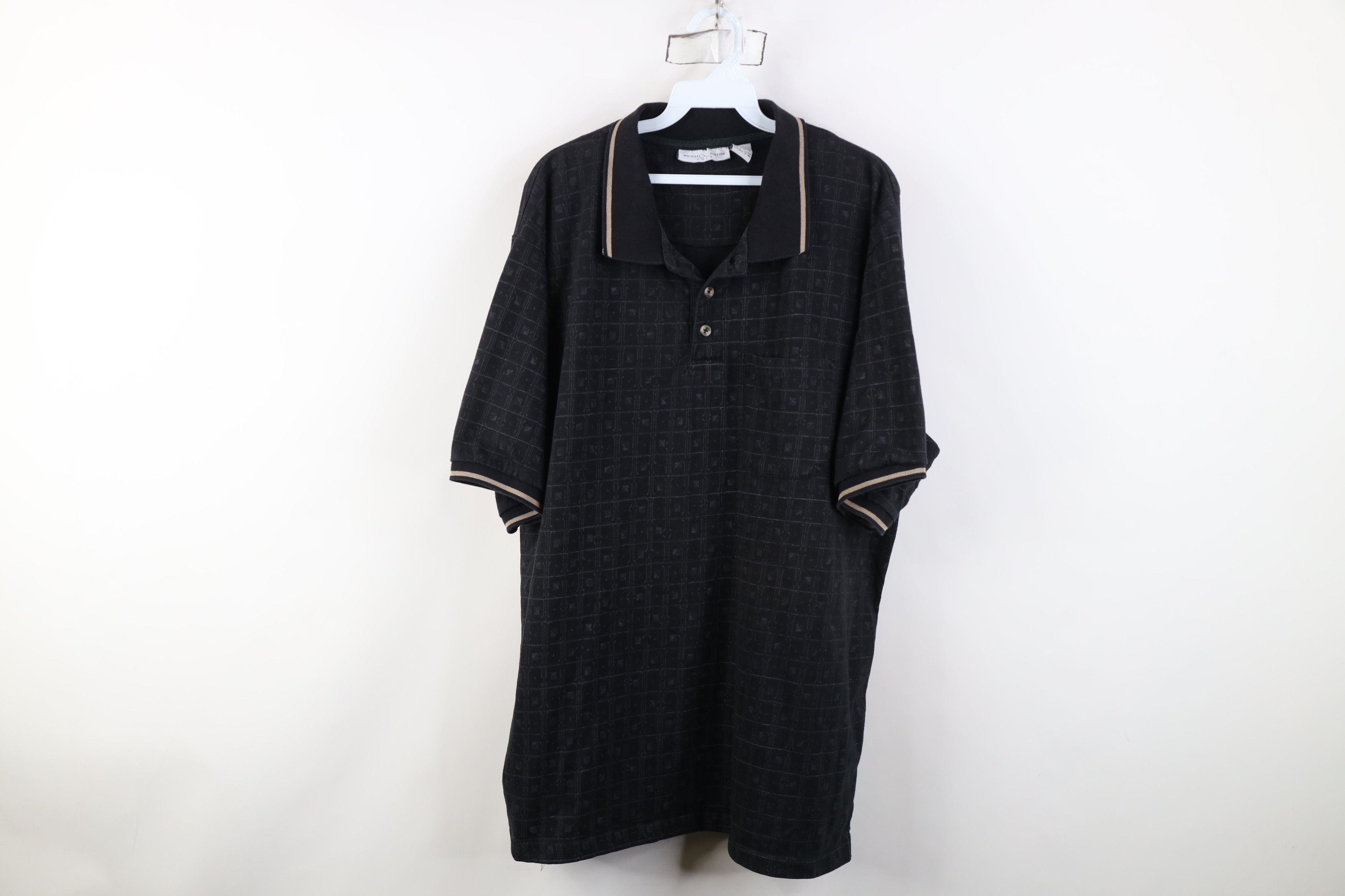 Vintage Vintage 90s Streetwear Golf Club All Over Print Polo Shirt Size US XXL / EU 58 / 5 - 1 Thumbnail
