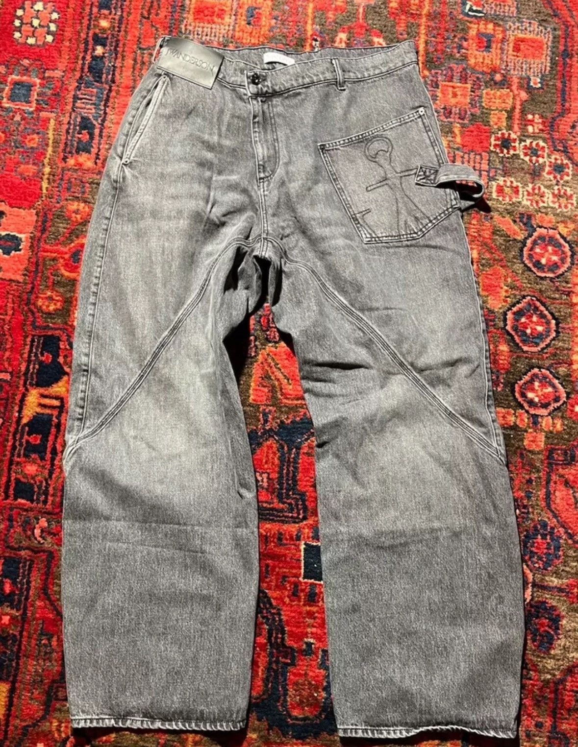 JW Anderson JW Anderson twisted workwear jeans Size 34" / US 12 / IT 48 - 1 Thumbnail