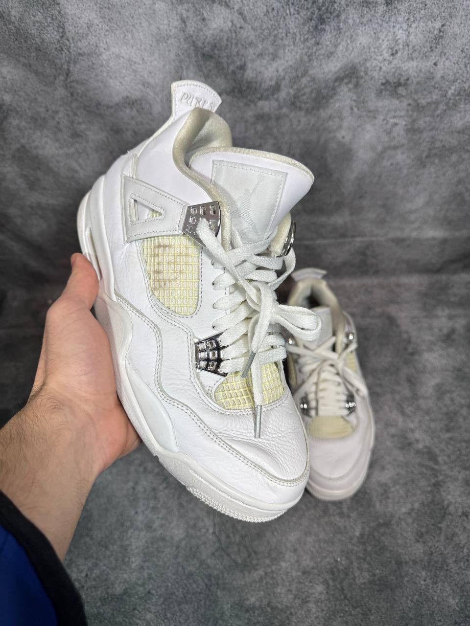 Jordan Brand Size 9.5 | Jordan 4 Pure Money No Box | Pre-Owned Size US 9.5 / EU 42-43 - 1 Thumbnail