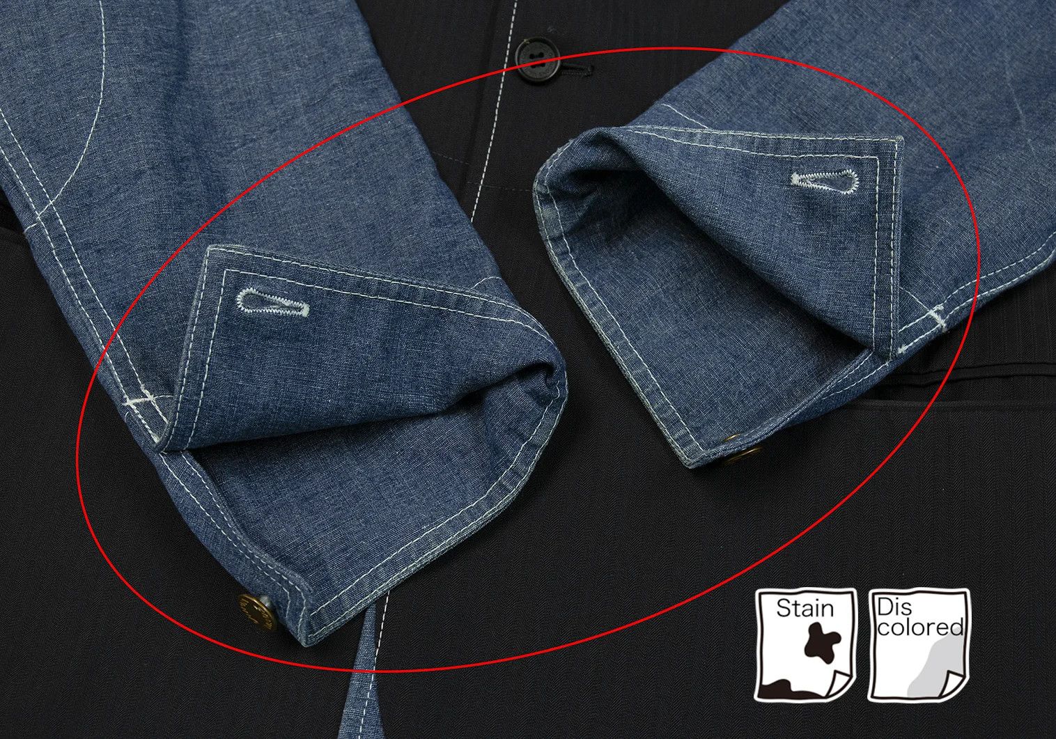 Junya Watanabe Cotton Linen Denim Coverall Coat in Navy Blue and Others Size US M / EU 48-50 / 2 - 8 Thumbnail
