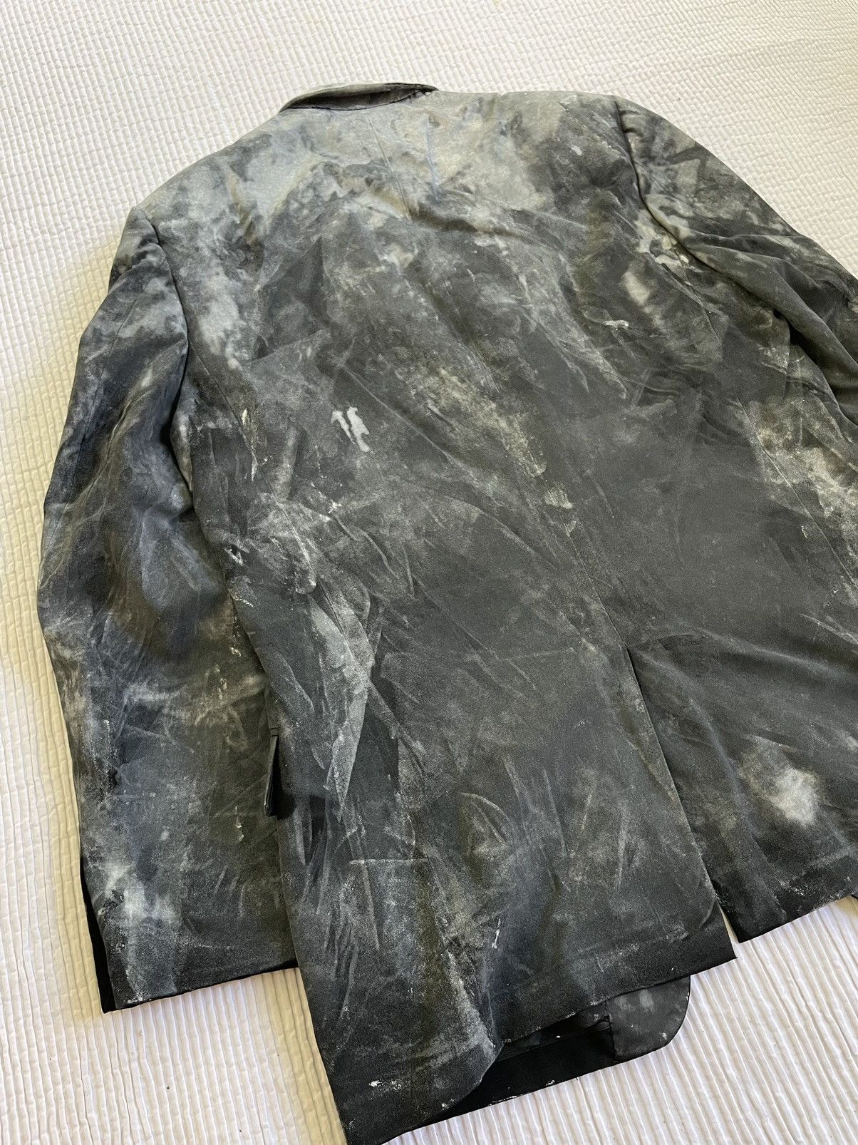 Handmade Painted Tuxedo Jacket Size 40R - 12 Thumbnail