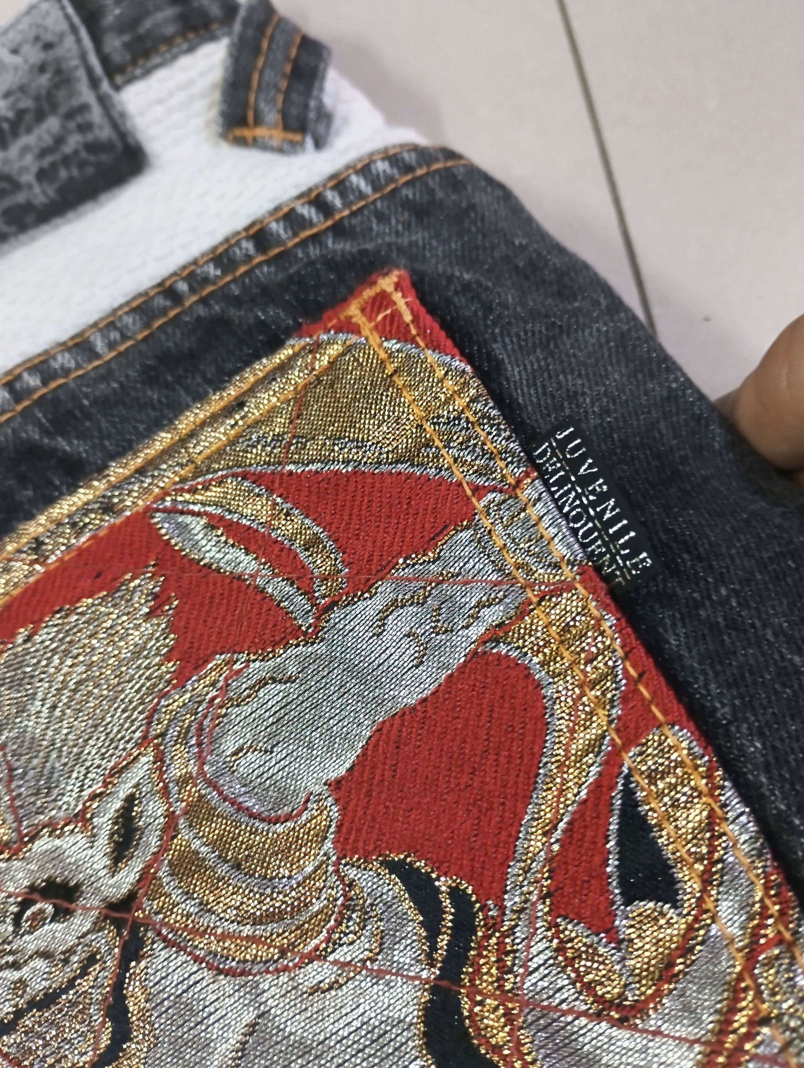 Designer × Japanese Brand Juvenile delinquent Japanese jeans Size US 35 - 5 Thumbnail