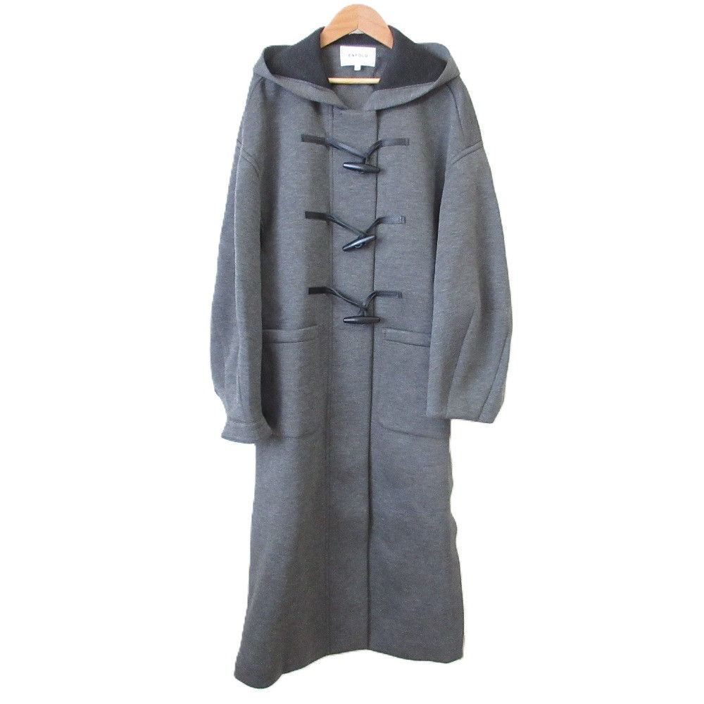 Other Other ENFOLD Side Slit Bonding Coat Others Outerwear 300FS130-0080 DUTY FREE for USA Size ONE SIZE - 1 Thumbnail