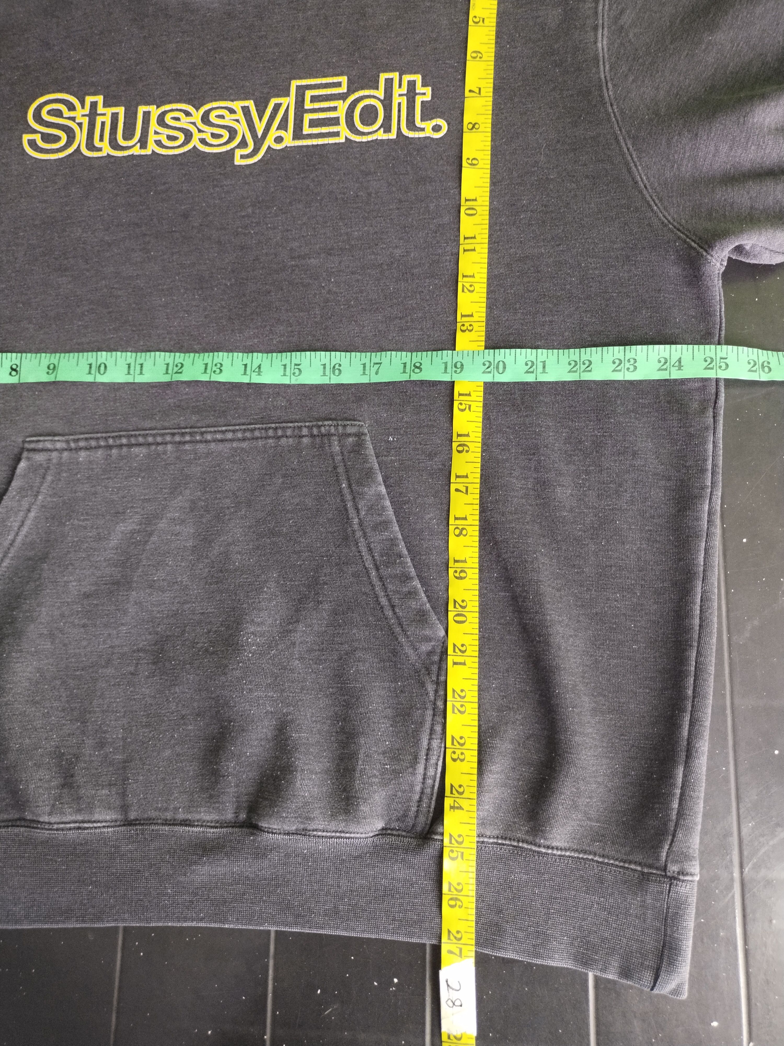 Stussy × Vintage Vintage 80's Stussy Edt. Logo Pullover Grey Hoodie Size US L / EU 52-54 / 3 - 15 Thumbnail