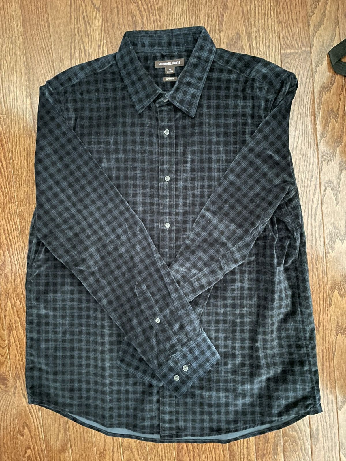Michael Kors Michael Kors Checked Shirt Size US XL / EU 56 / 4 - 1 Thumbnail