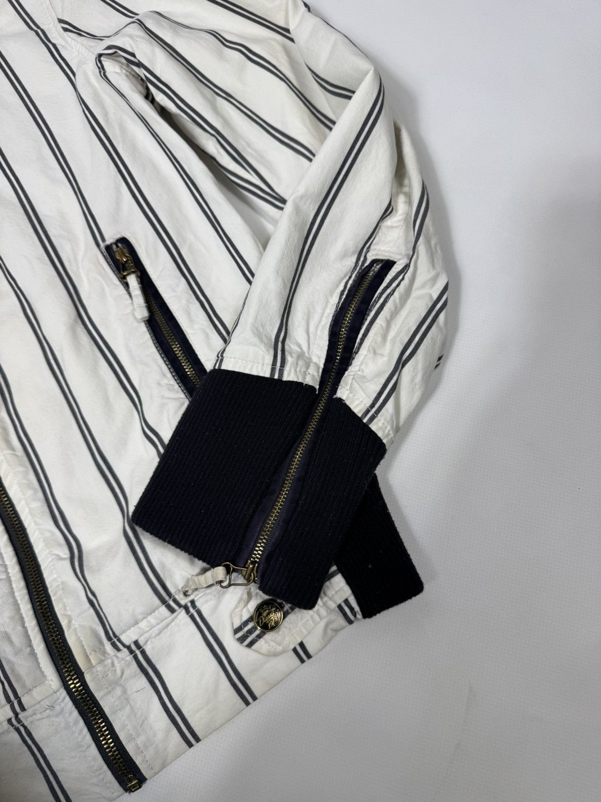 Diesel Vintage Diesel Striped Zip Jacket Size US M / EU 48-50 / 2 - 12 Thumbnail