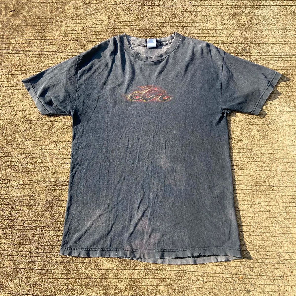 Vintage Orange County Choppers Flame Logo Faded Tee Size US L / EU 52-54 / 3 - 16 Thumbnail