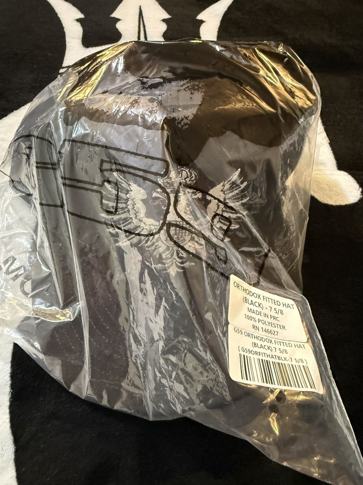 G59 Records $uicideboy$ G59 Orthodox Fitted Hat Black (7 5/8) Size ONE SIZE - 2 Thumbnail