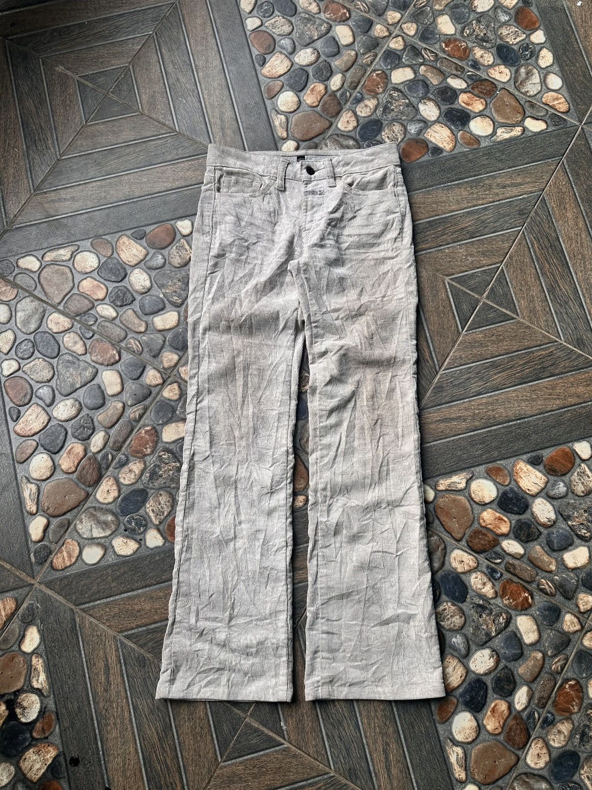Marithe + Francois Girbaud × Vintage Vintage Marithe Francois Girbaud Flare Corduroy Pants Size 28" / US 6 / IT 42 - 3 Thumbnail
