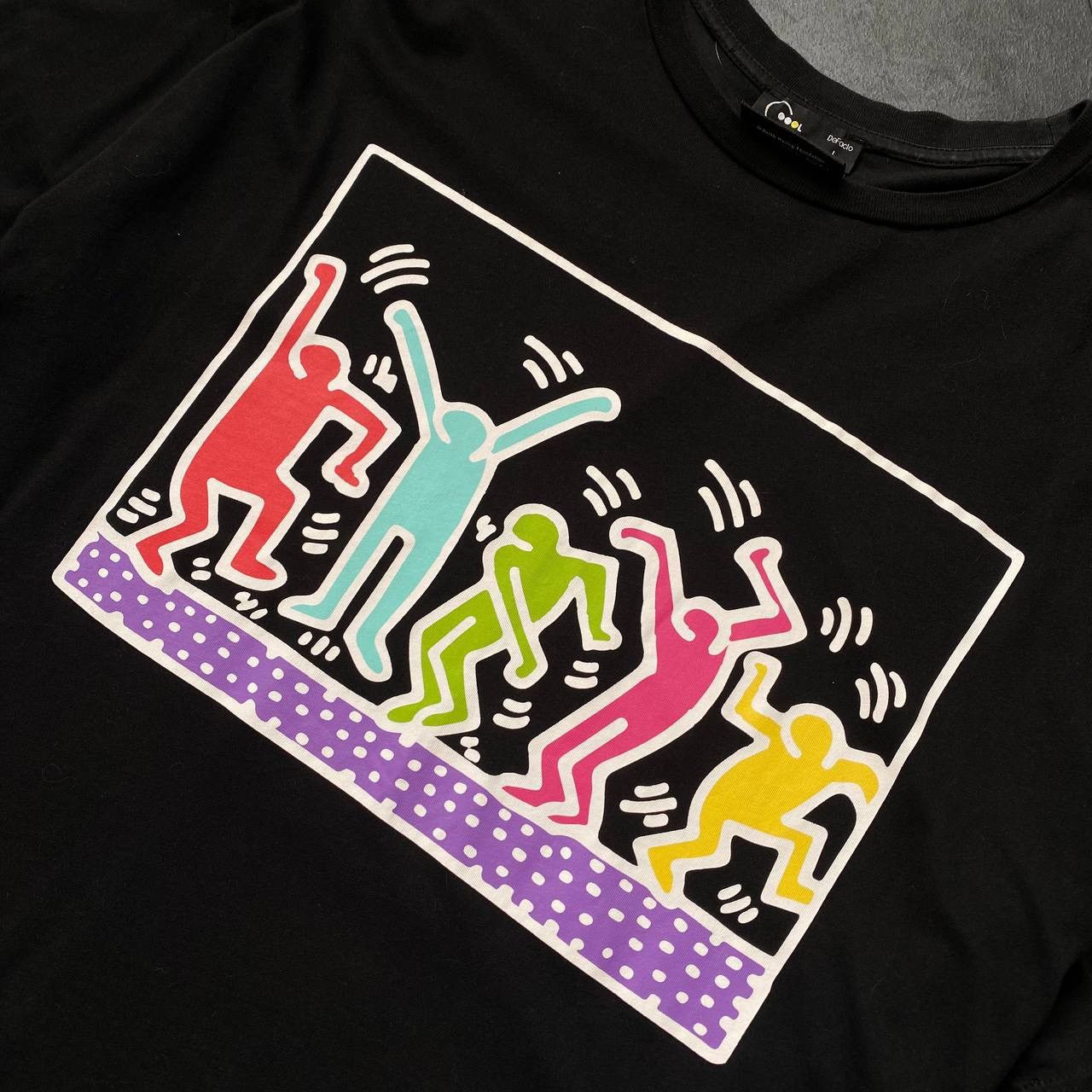 Keith Haring × Vintage Vintage big logo Keith haring tee shirt Size US L / EU 52-54 / 3 - 2 Thumbnail