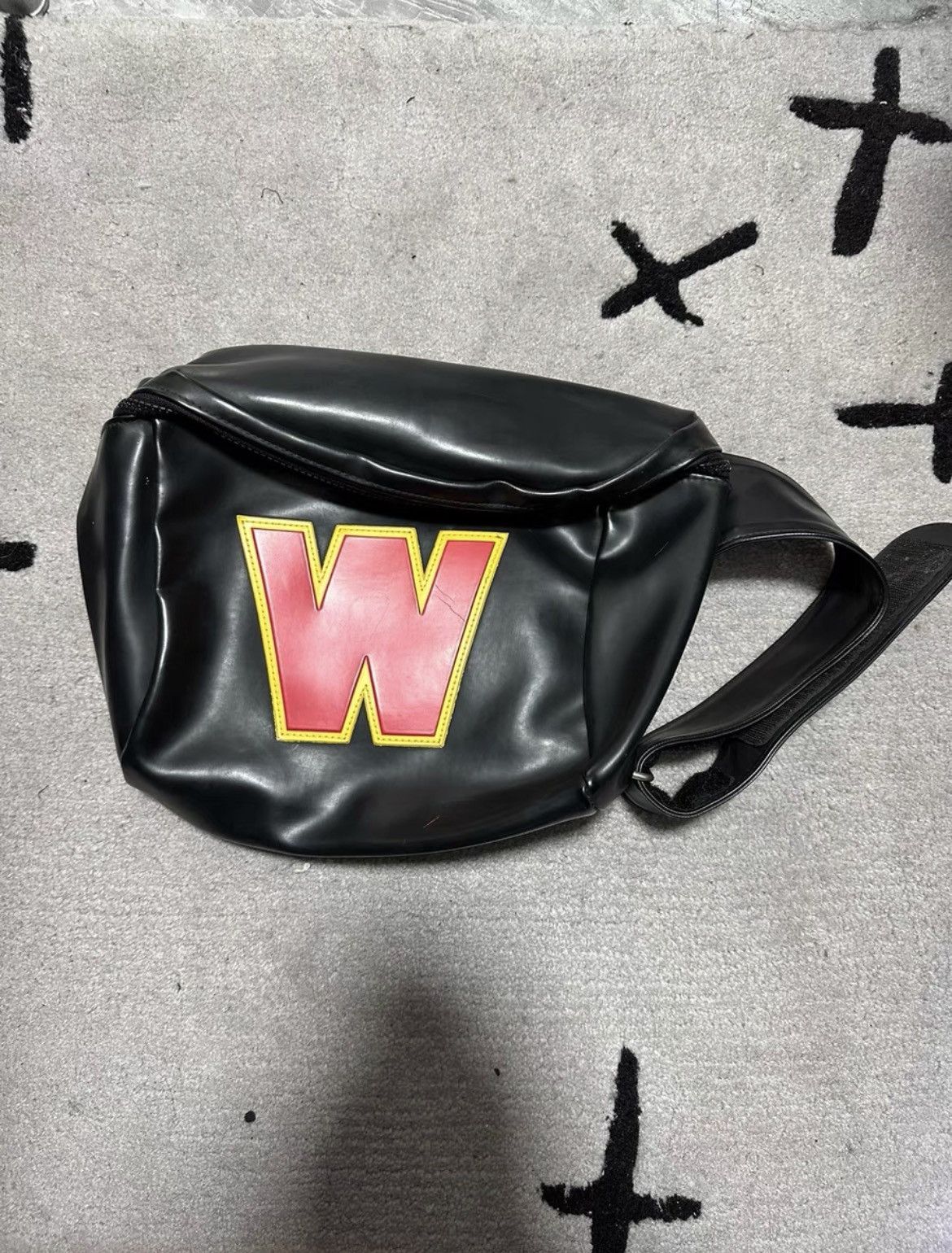W&LT × Walter Van Beirendonck W&LT Neon Green Nylon Bag | Grailed