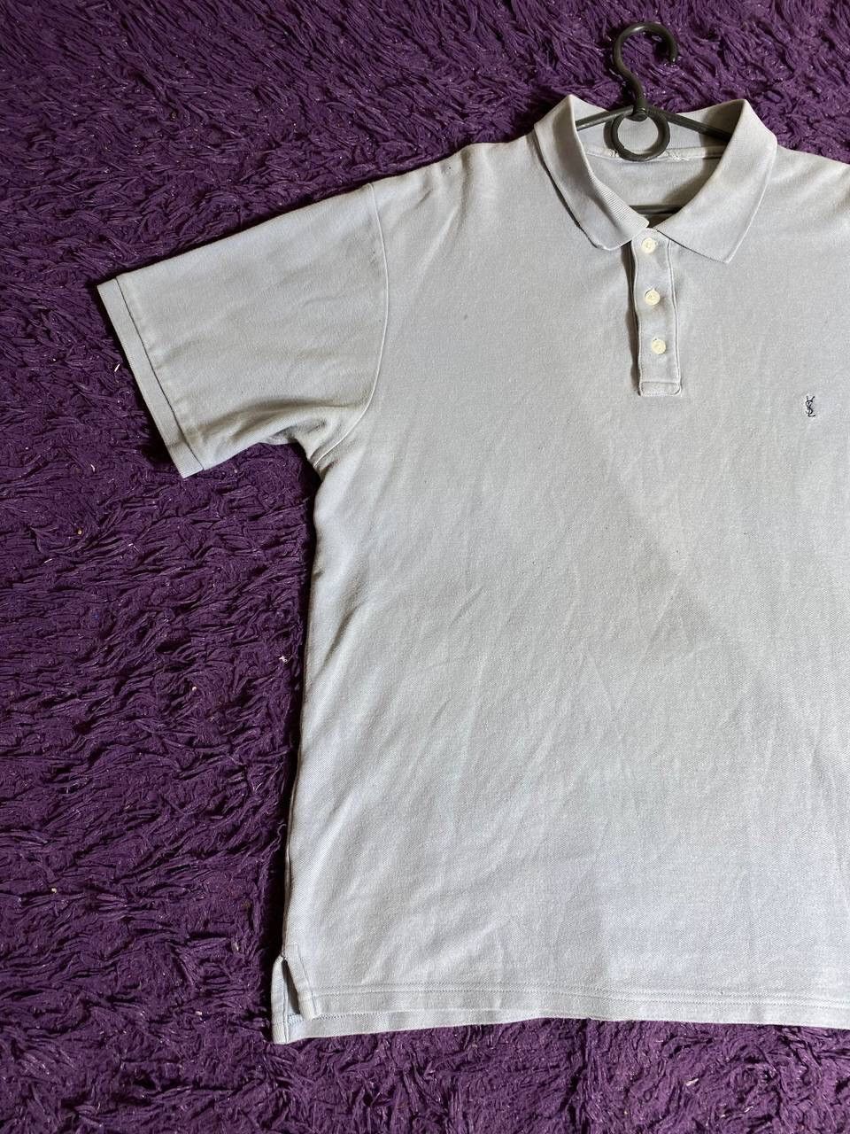 Vintage × Yves Saint Laurent Vintage YSL Yves Saint Laurent Polo Basic T-Shirt Size US L / EU 52-54 / 3 - 20 Thumbnail