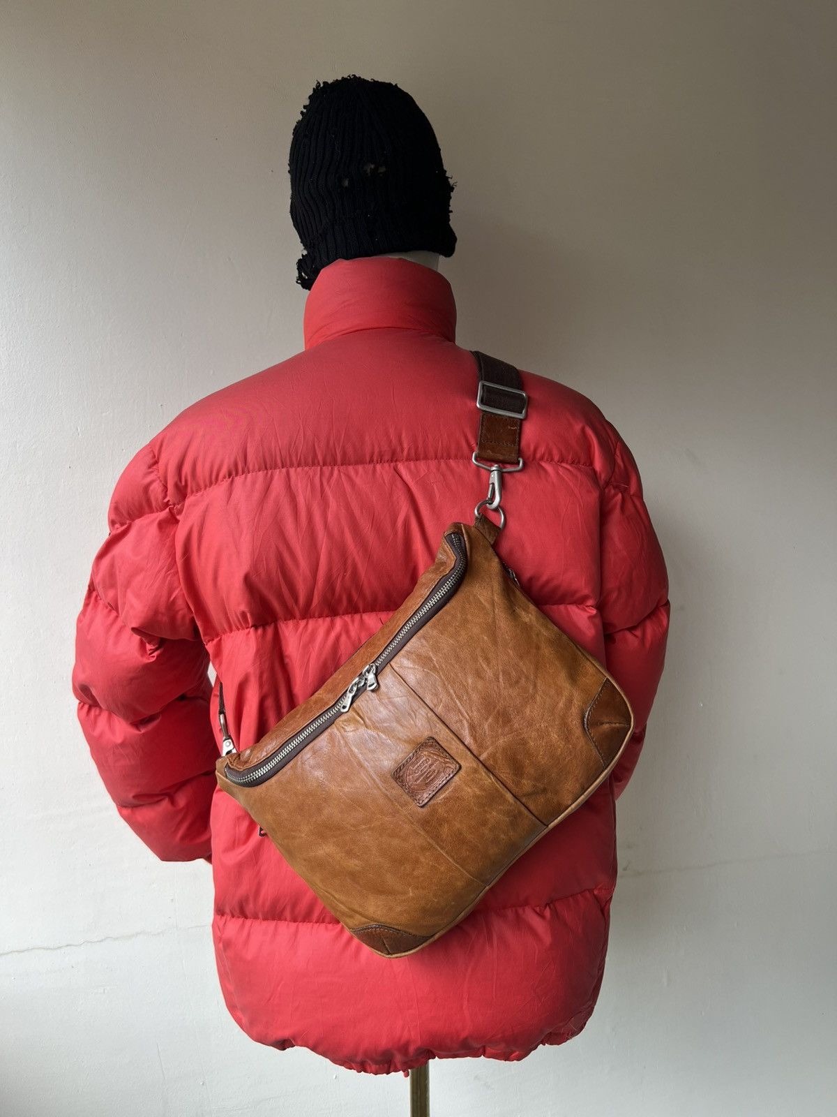 Leather Patina Brown Leather Bag Creed Japan Size ONE SIZE - 1 Thumbnail