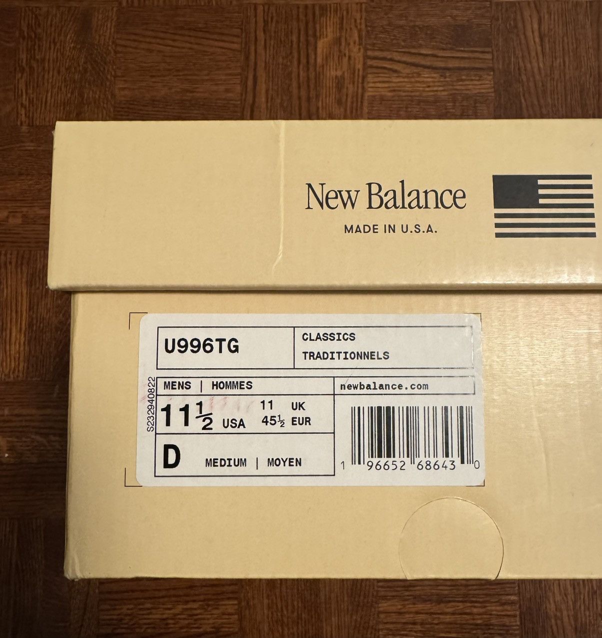 New Balance New Balance Made In USA 996 Grey 11.5 Size US 11.5 / EU 44-45 - 7 Thumbnail