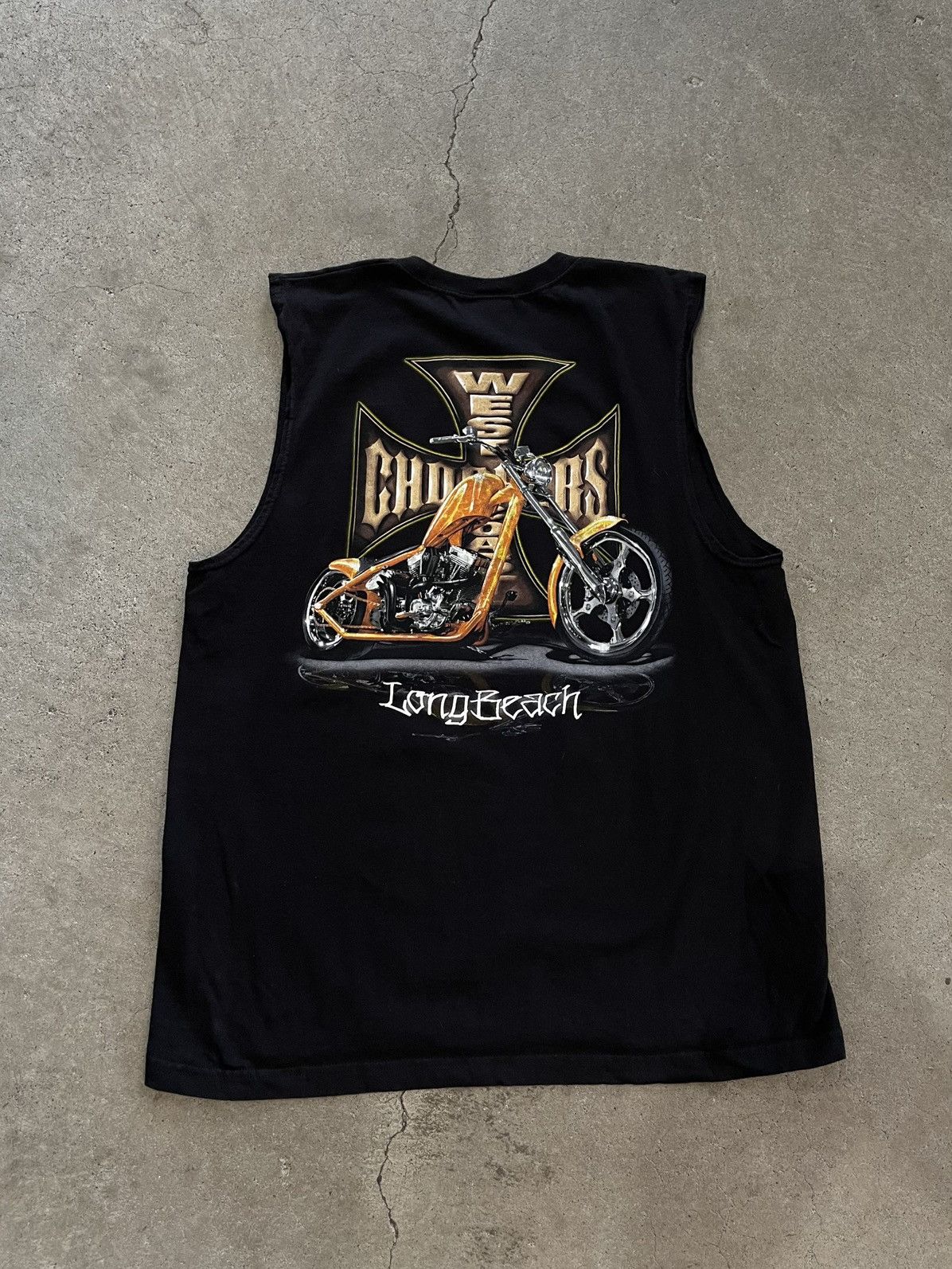 West Coast Choppers Vintage West Coast Choppers Tank Top Size US XL / EU 56 / 4 - 1 Thumbnail