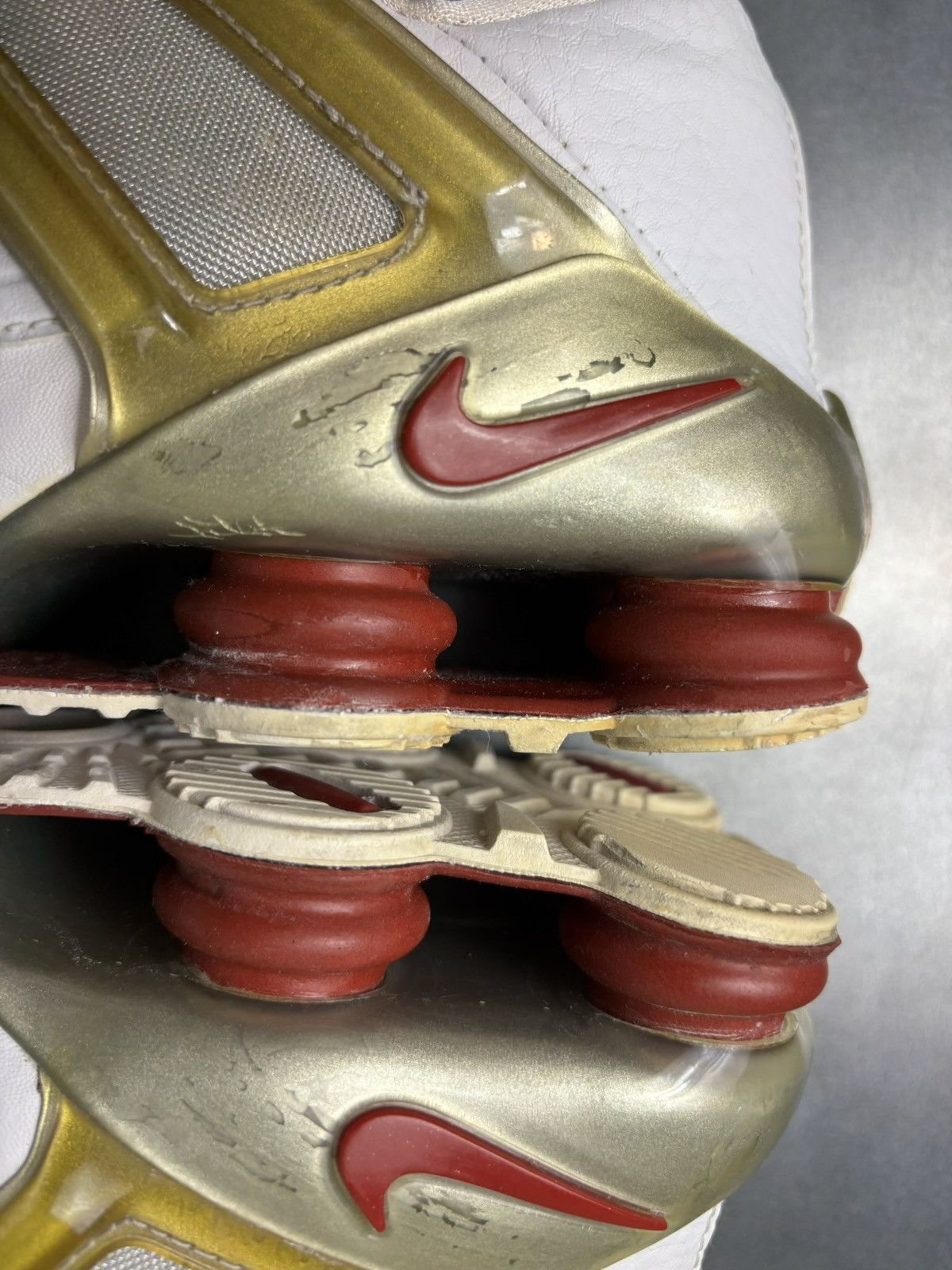 Nike × Vintage 2003 Nike Shox XT 1.0 Cross Training OG Vintage 305414-161 Size US 11 / EU 44 - 21 Thumbnail