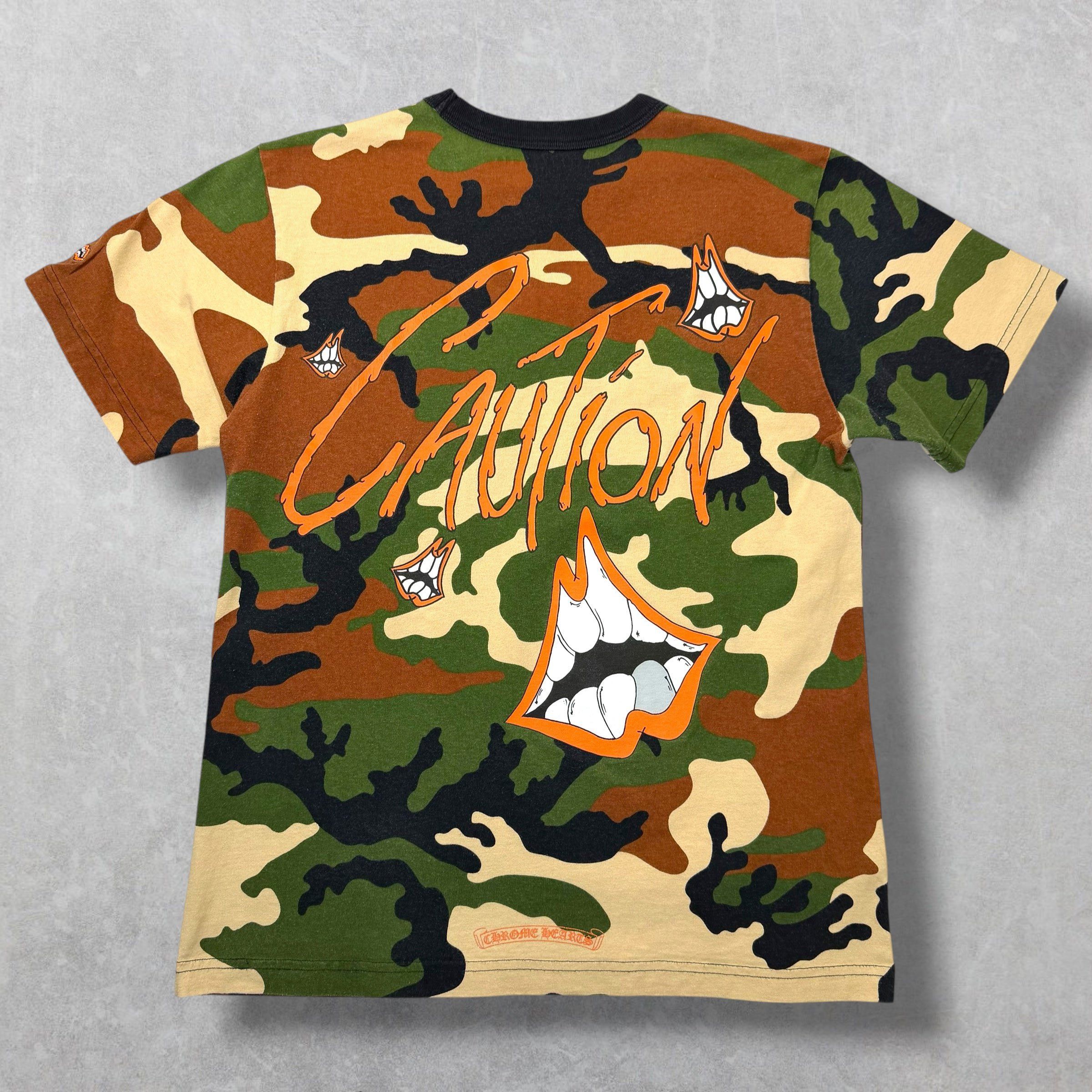 Chrome Hearts Chrome Hearts Matty Boy Caution Camo Tee L (S) Size US S / EU 44-46 / 1 - 2 Thumbnail