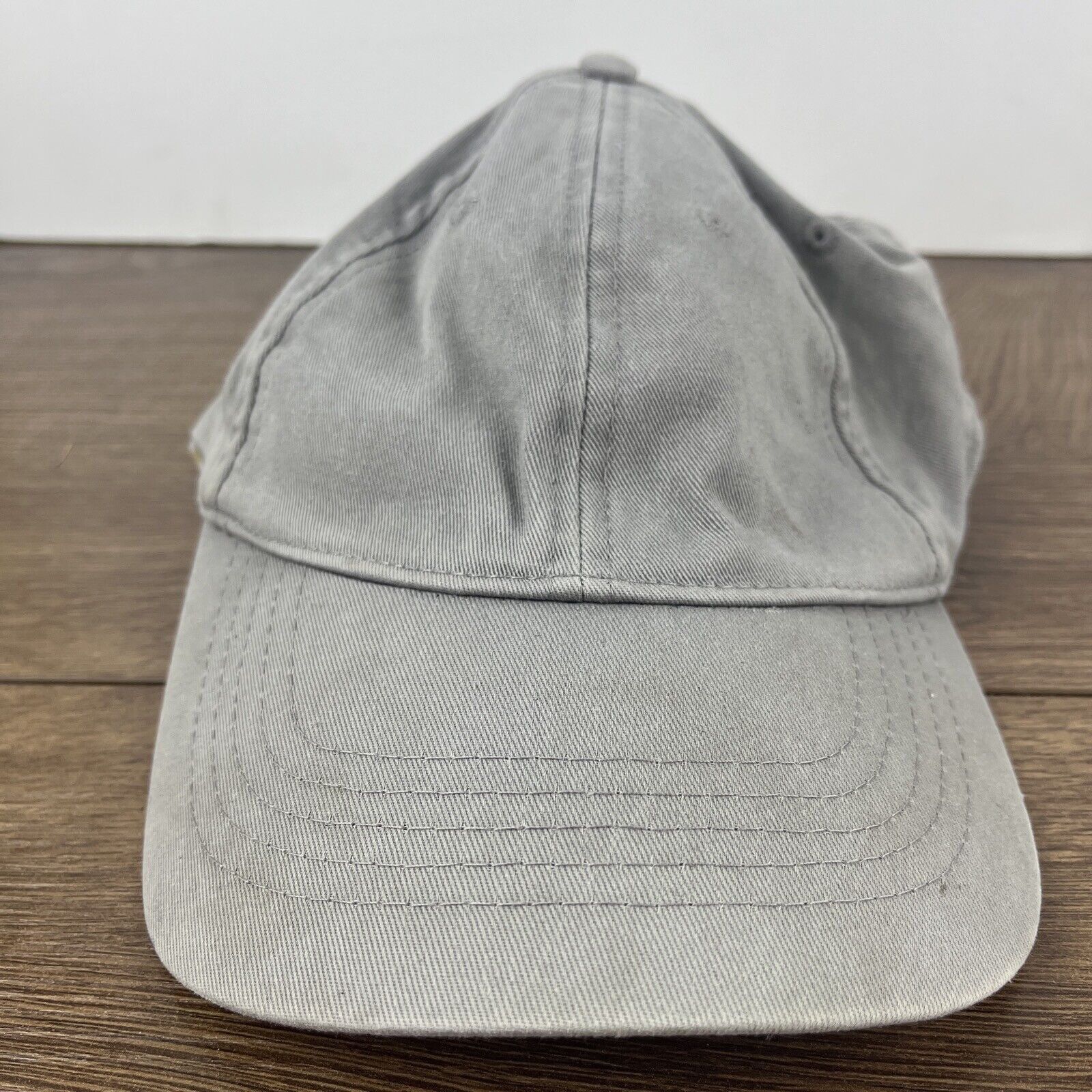 Other Gray Baseball Cap Hat Adjustable Adult Size Gray Hat Cap Size ONE SIZE - 3 Thumbnail