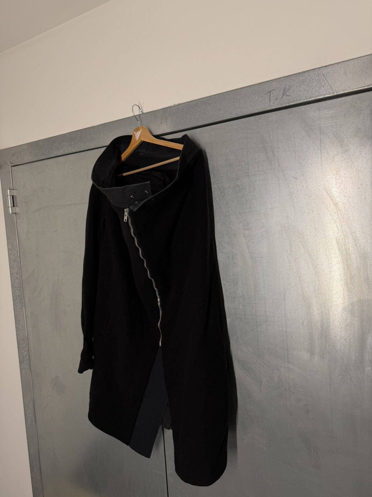 Rick Owens Rick Owens Lambs Wool Cross Zip Coat Size US S / EU 44-46 / 1 - 8 Thumbnail