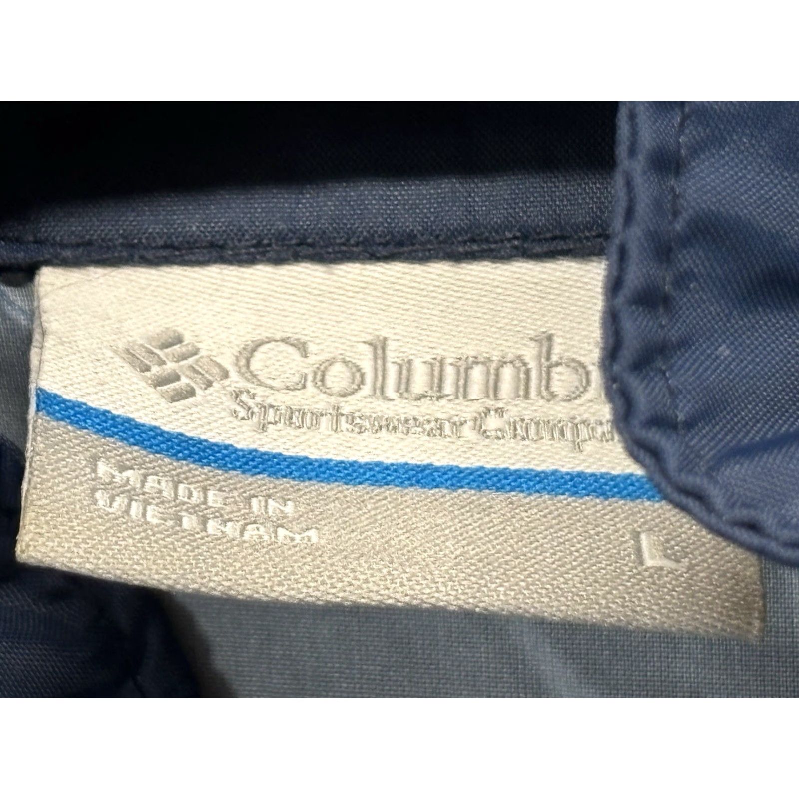 Vintage Columbia Men's Rain Jacket Large Blue Nylon Packable Outdoor Hiking Walking Size US L / EU 52-54 / 3 - 7 Thumbnail