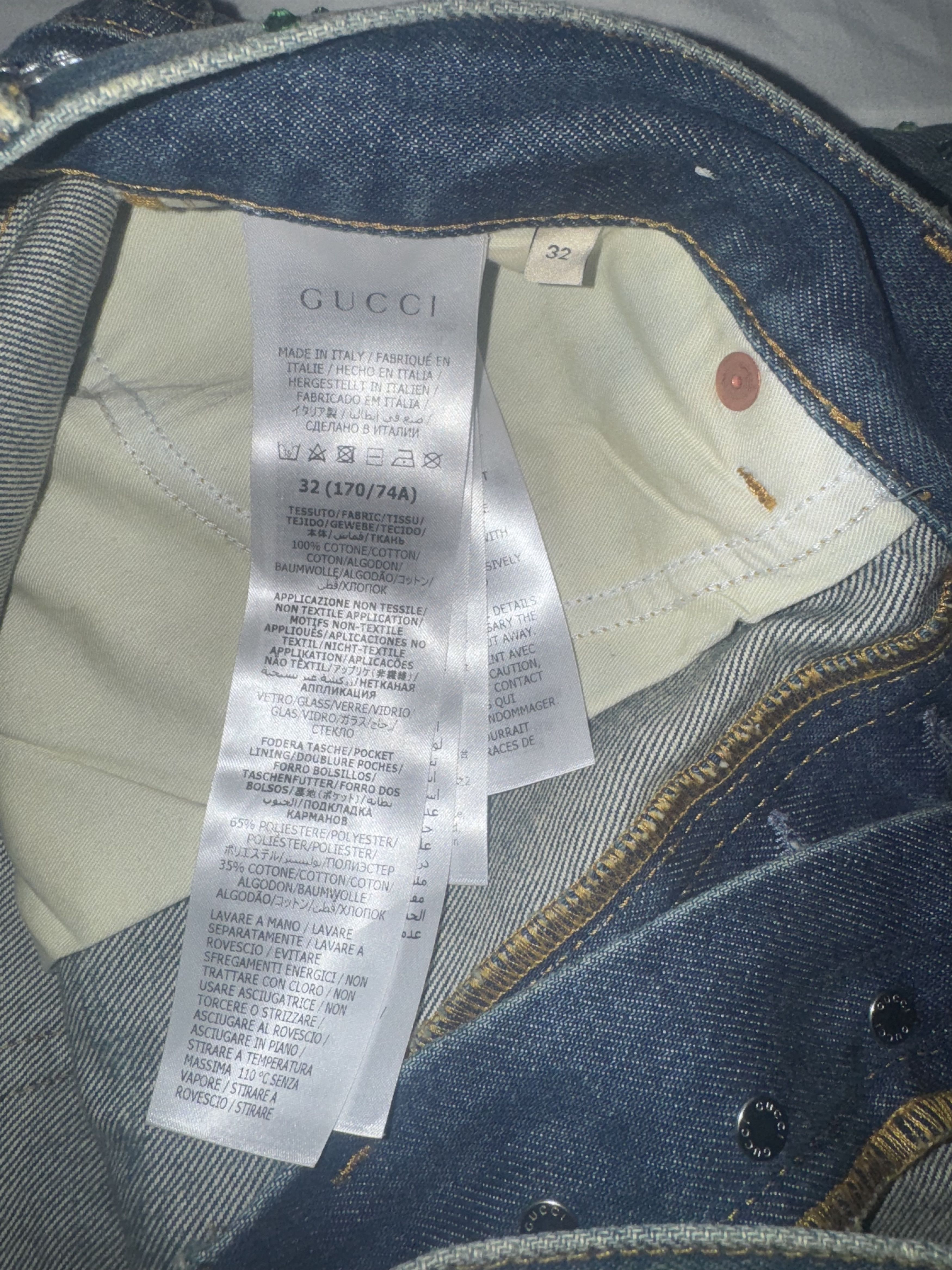Gucci Gucci interlocking G frayed edge jeans Size US 32 / EU 48 - 3 Thumbnail