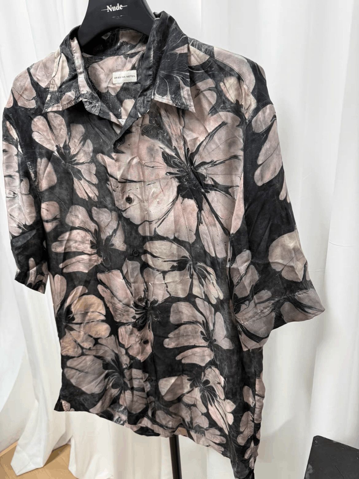 Dries Van Noten Sz 46 Dries Van Noten Flower Print Silk Shirt-2507 Size US S / EU 44-46 / 1 - 7 Thumbnail