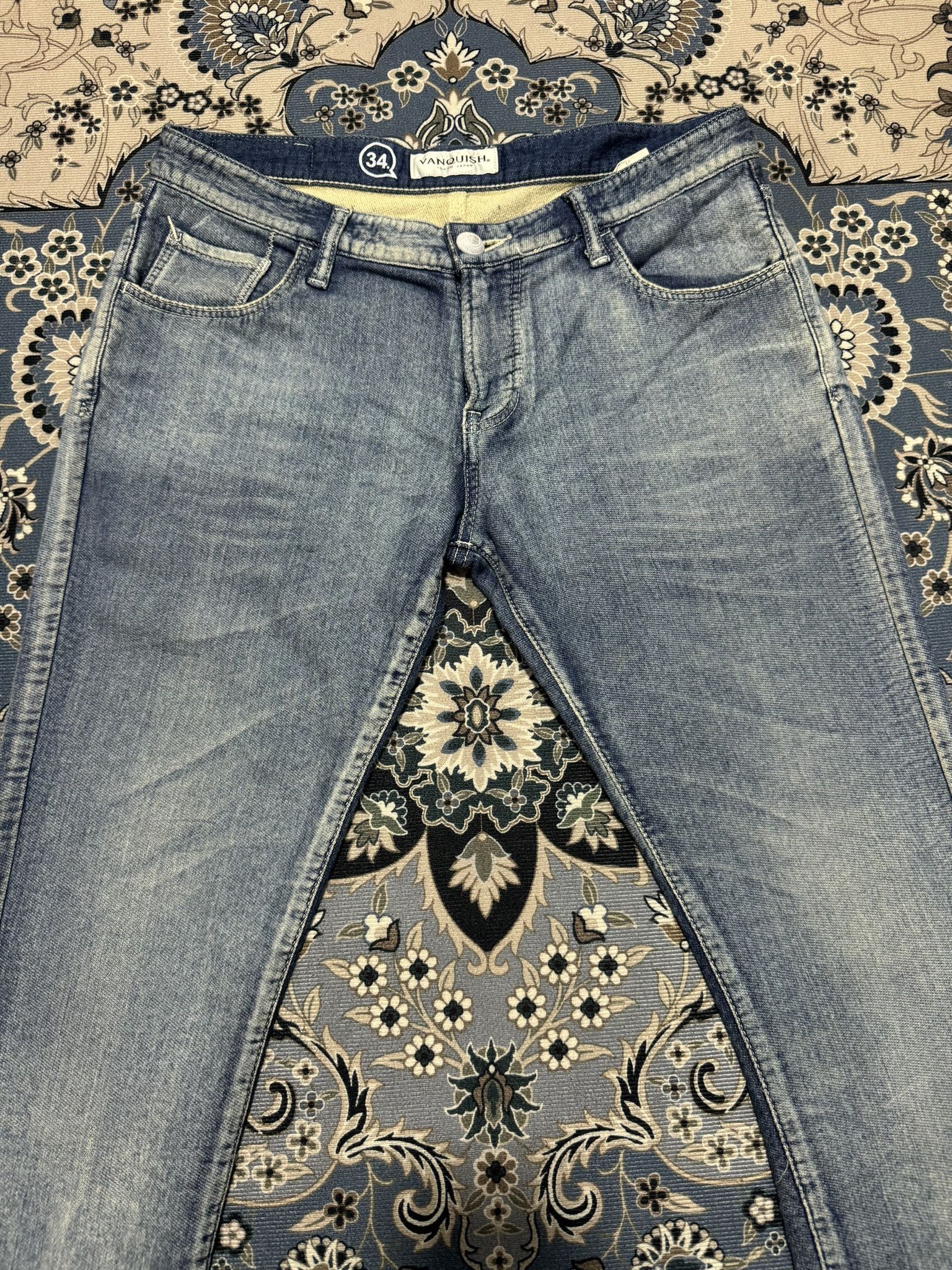 20471120 × Beauty Beast × Vanquish Japanese Brand Vanquish Tokyo Japan Skinny Jeans Size US 34 / EU 50 - 3 Thumbnail