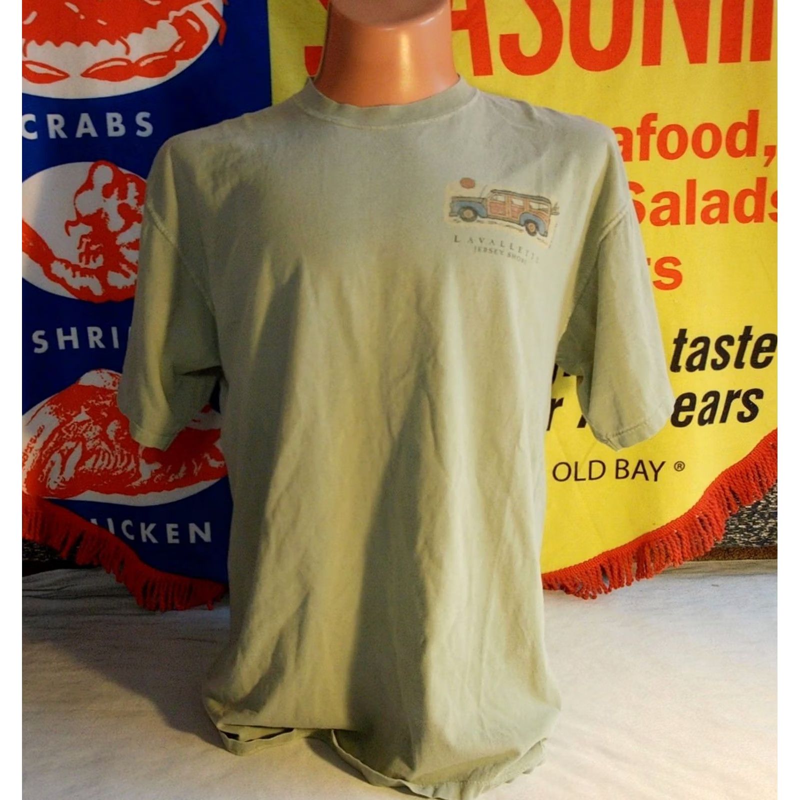 Vintage TOMMY'S LAVALLETTE Jersey Shore Shirt XL Ocean BEACH SURFING VTG 1998 t Men's Size US XL / EU 56 / 4 - 3 Thumbnail