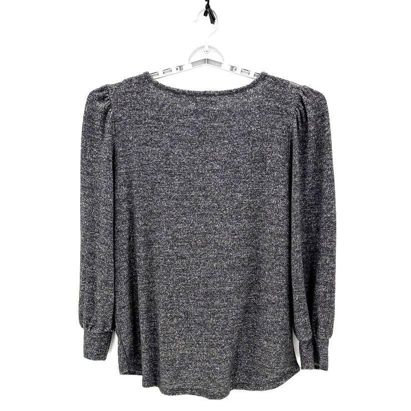 Other Maurices 24/7 long-sleeve V-neck twist top heathered sz xxl Size XXL / US 16-18 / IT 52-54 - 2 Thumbnail