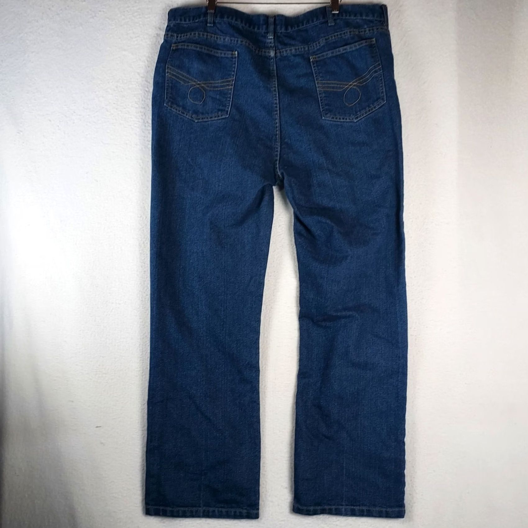 Vintage David Taylor Mens Jeans 40x32 Blue Comfort Fit Straight 5-Pocket Denim High Rise Regular Rise Vintage No Size US 40 / EU 56 - 2 Thumbnail
