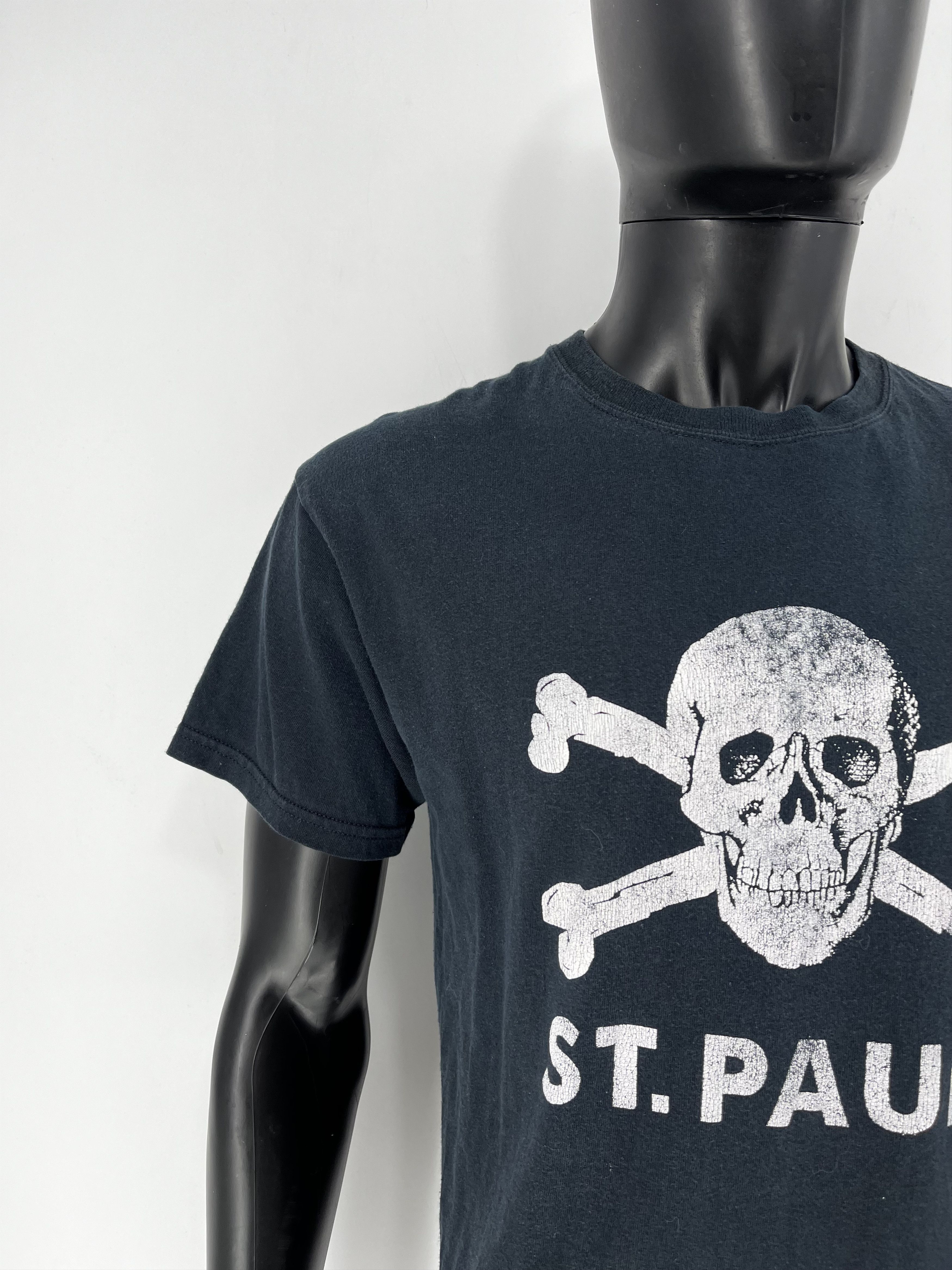 Saint Paul × Vintage Vintage St.Pauli 90s Rare Blaxk Graphic Size M Size US M / EU 48-50 / 2 - 6 Thumbnail