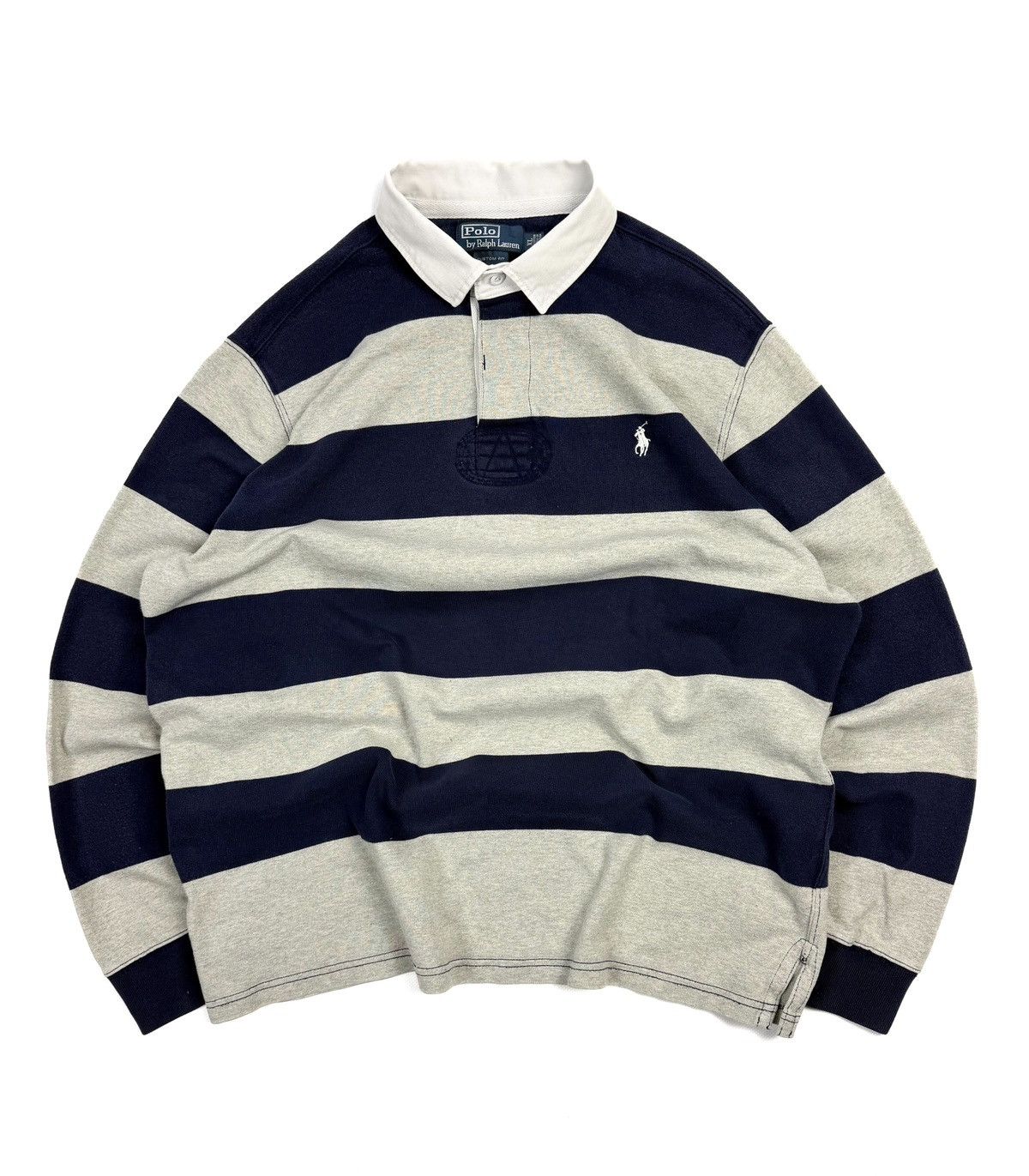 Y2K Ralph Lauren Vintage Rugby Striped Long Sleeve Shirt