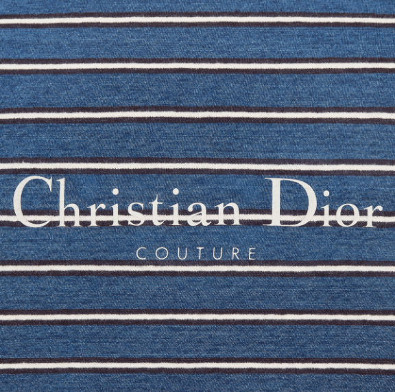 Dior o1w1db10525 493J67 Couture Oversized T-Shirt in Blue Size US M / EU 48-50 / 2 - 3 Thumbnail