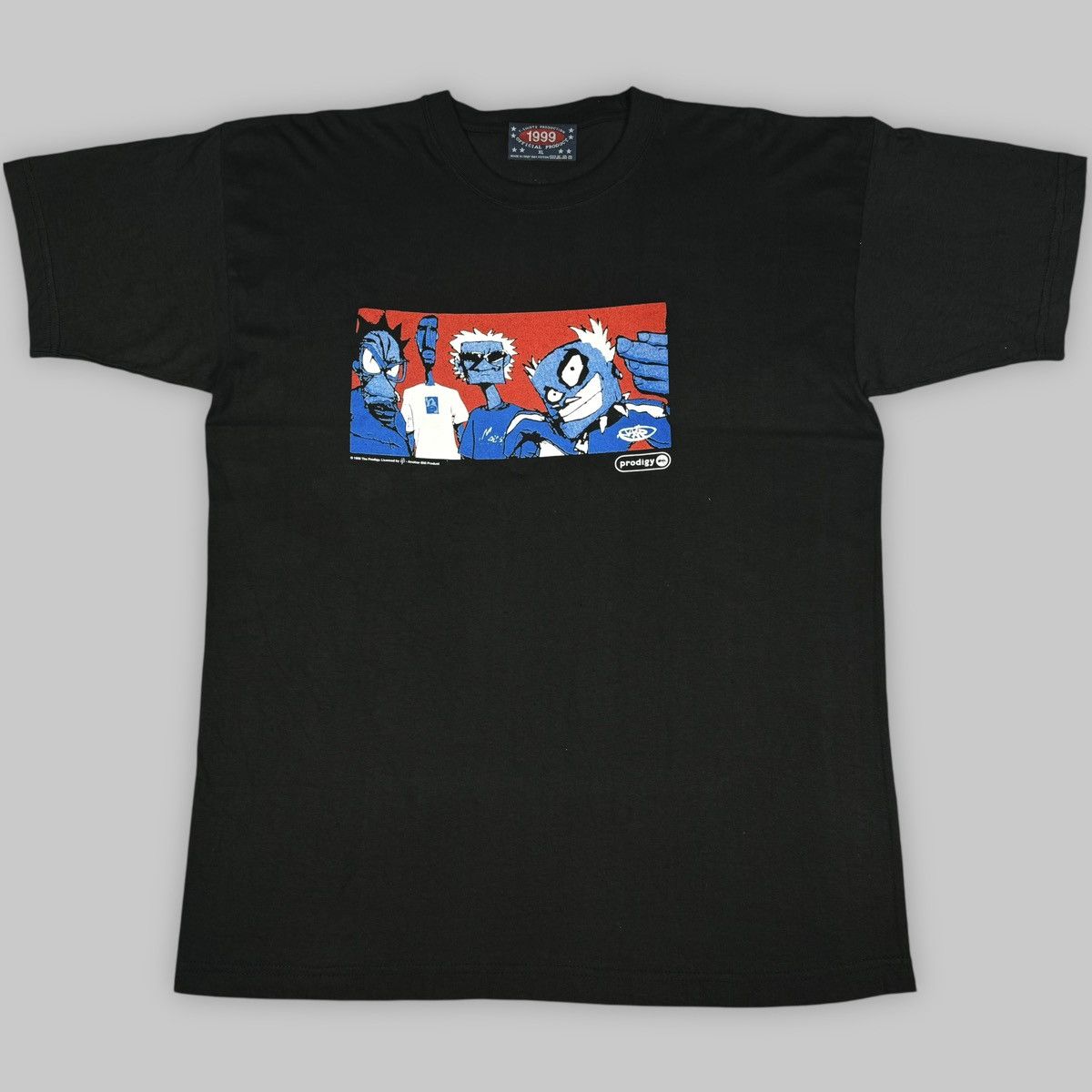 Band Tees Vintage 1998 The Prodigy ‘Dirty Dozen’ Keith Italian T Shirt Size US XL / EU 56 / 4 - 3 Thumbnail