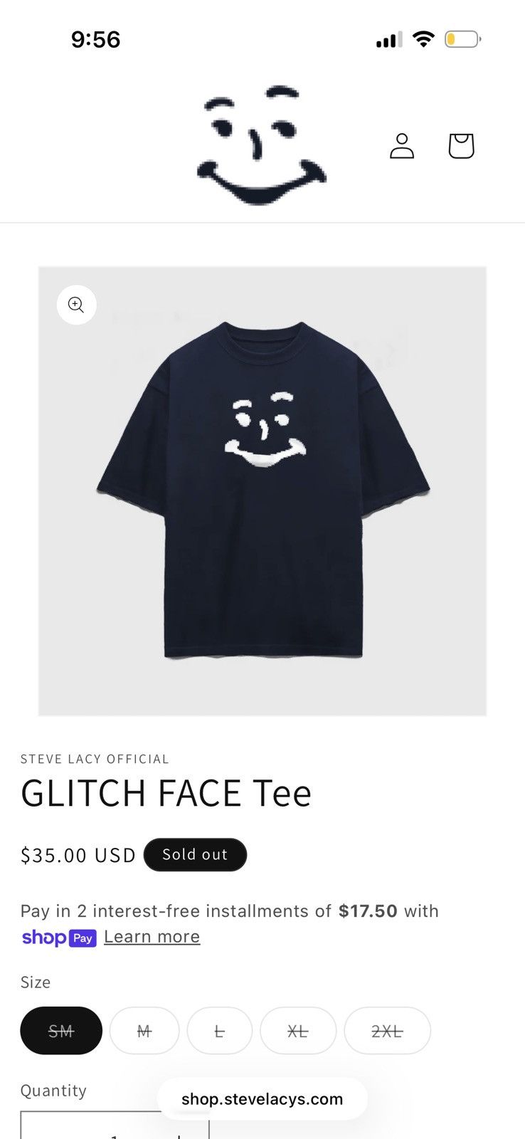 Steve Lacy Glitch Face Tee