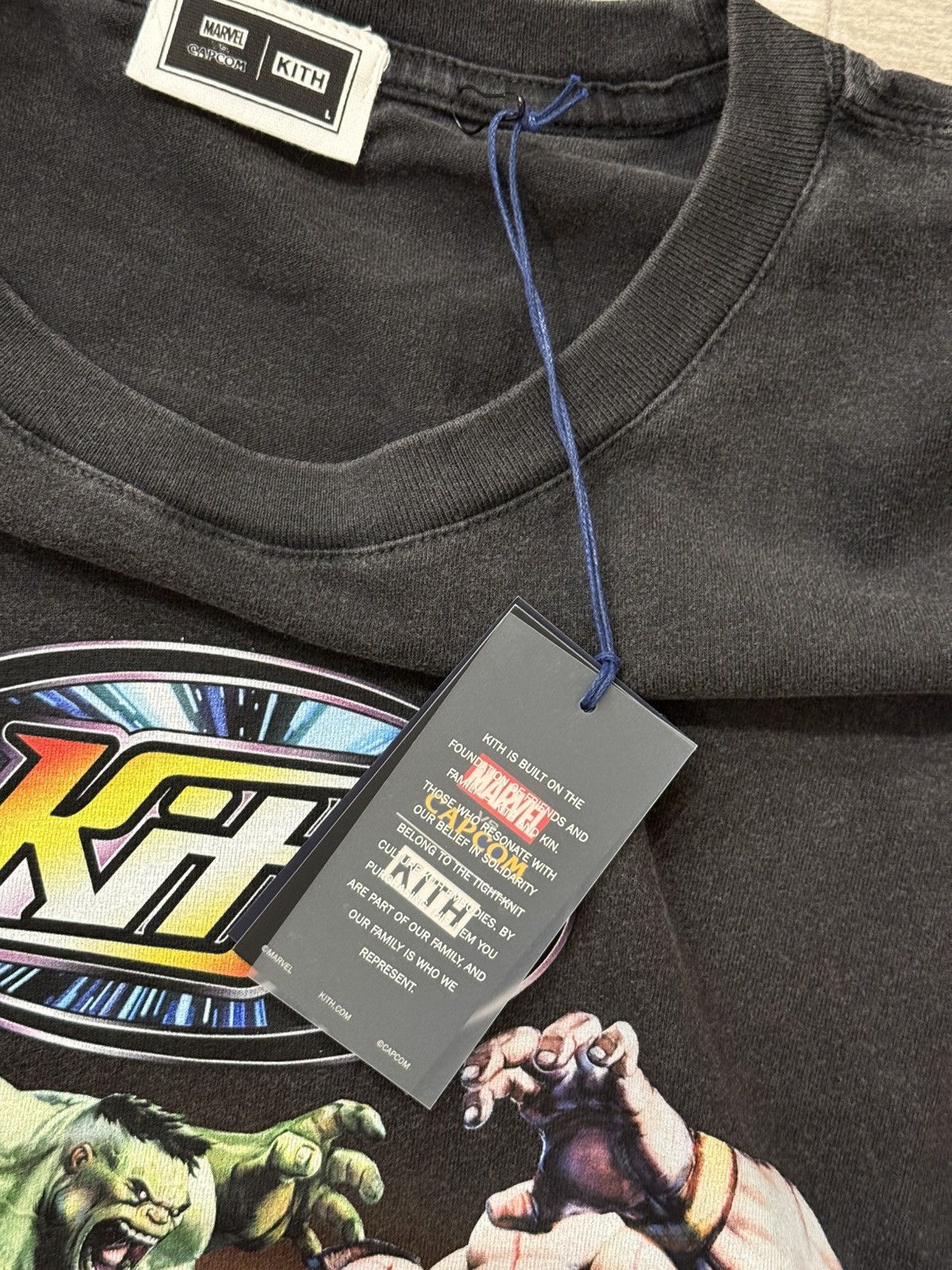Kith KITH Marvel vs. Capcom Final Fight Vintage Tee Black Large Size US L / EU 52-54 / 3 - 7 Thumbnail
