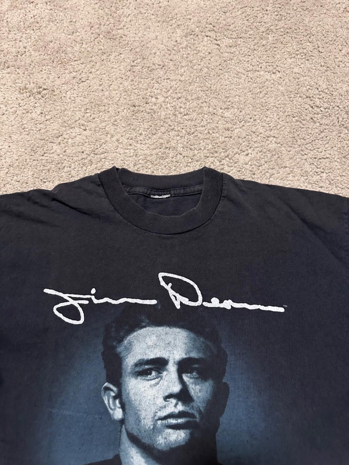 Band Tees 90s James Dean T-shirt American Actor Actress Pop Band Tee Size US M / EU 48-50 / 2 - 4 Thumbnail
