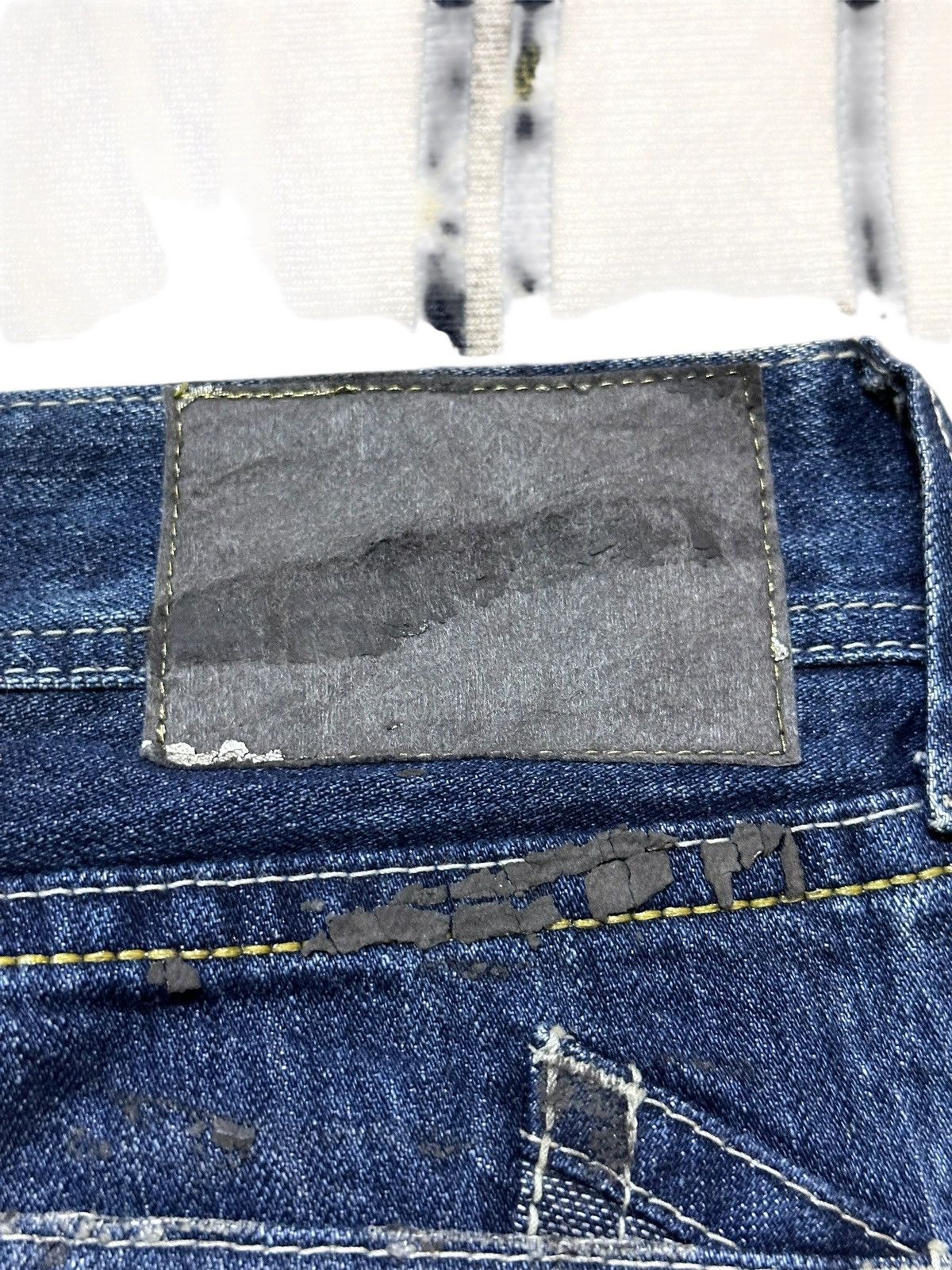 Vanquish Vintage Vanquish Flare Mudwash Studded Grunge Denim Size US 30 / EU 46 - 9 Thumbnail