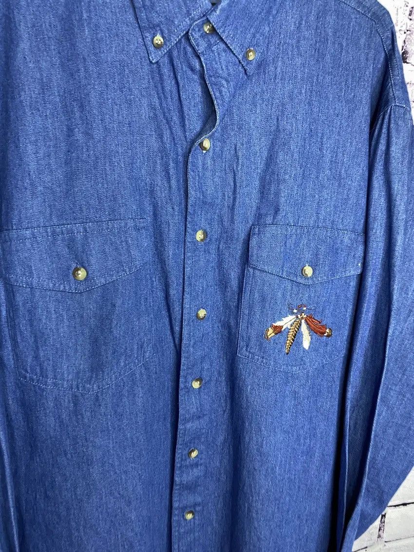 Designer 🏜️Men’s Vintage 90s Shirts Button Ups Crazy Cow Boy Y2K🏜️ Size US XL / EU 56 / 4 - 2 Thumbnail