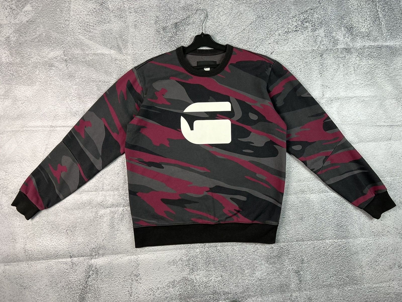 Designer × G-Star G star Raw camouflage sweatshirt big logo Size US M / EU 48-50 / 2 - 2 Thumbnail