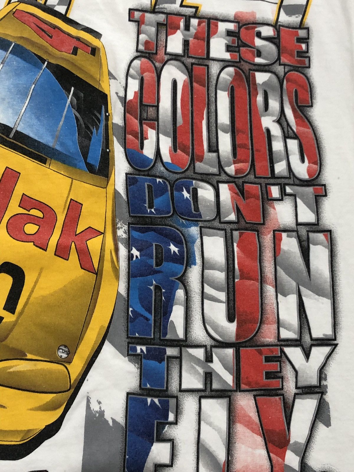NASCAR × Vintage 90s Sterling Marlin Kodak Racing NASCAR USA Tee Size US L / EU 52-54 / 3 - 3 Thumbnail