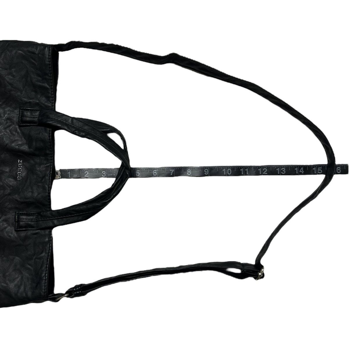 CABANE de ZUCCa 328 00s Cabane de zucca black 2way wrinkled faux leather bag Size ONE SIZE - 17 Thumbnail