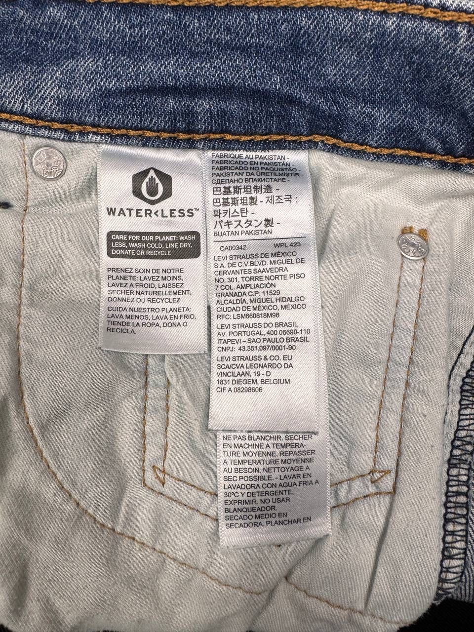 Levi's Levi's 514 Men's Denim Pants Jeans Straight Fit Blue Size 33 Size US 33 - 9 Thumbnail